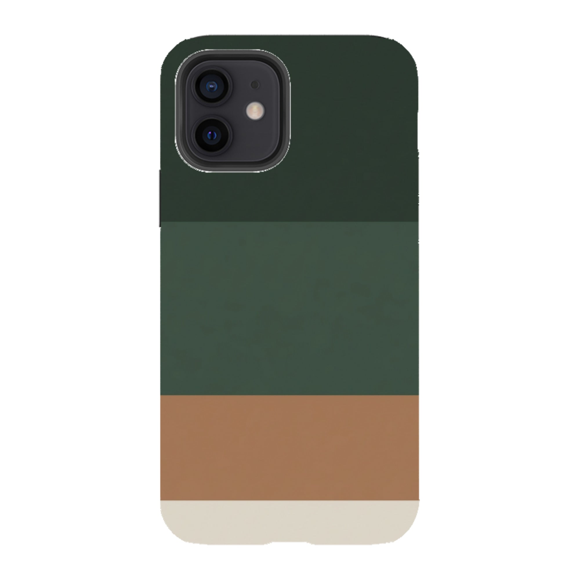 iPhone Tough Case - Terracotta and Green Gradient