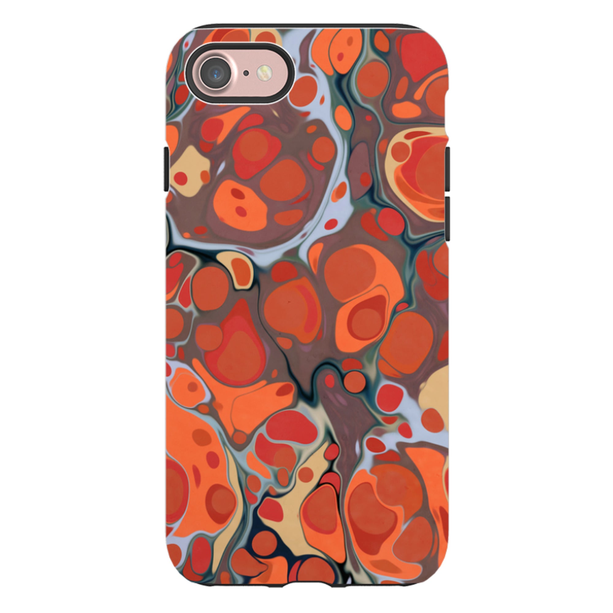 iPhone Tough Case - Flaming Volcano