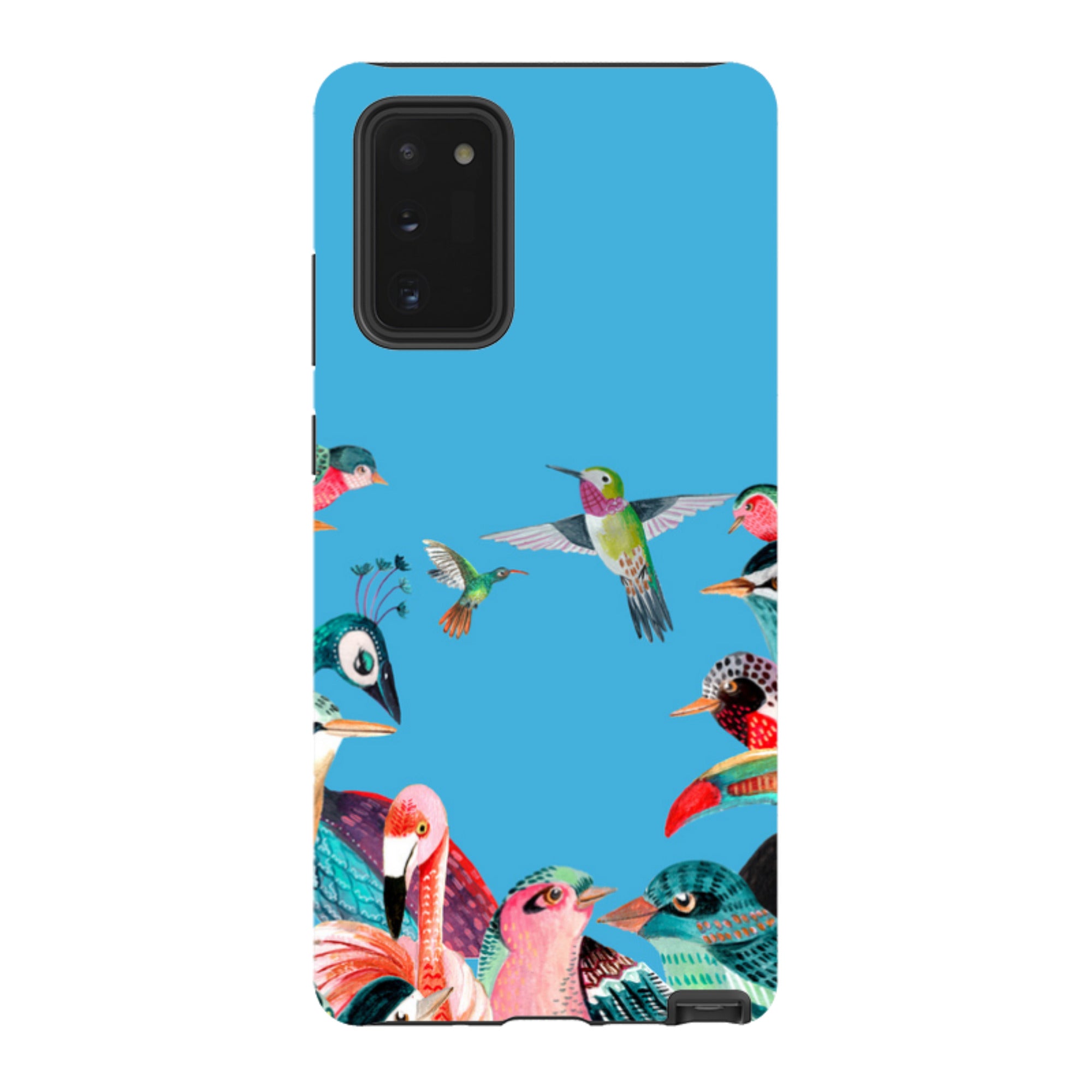 Samsung Tough Case - Blue Birds By Caroline Bonne Muller
