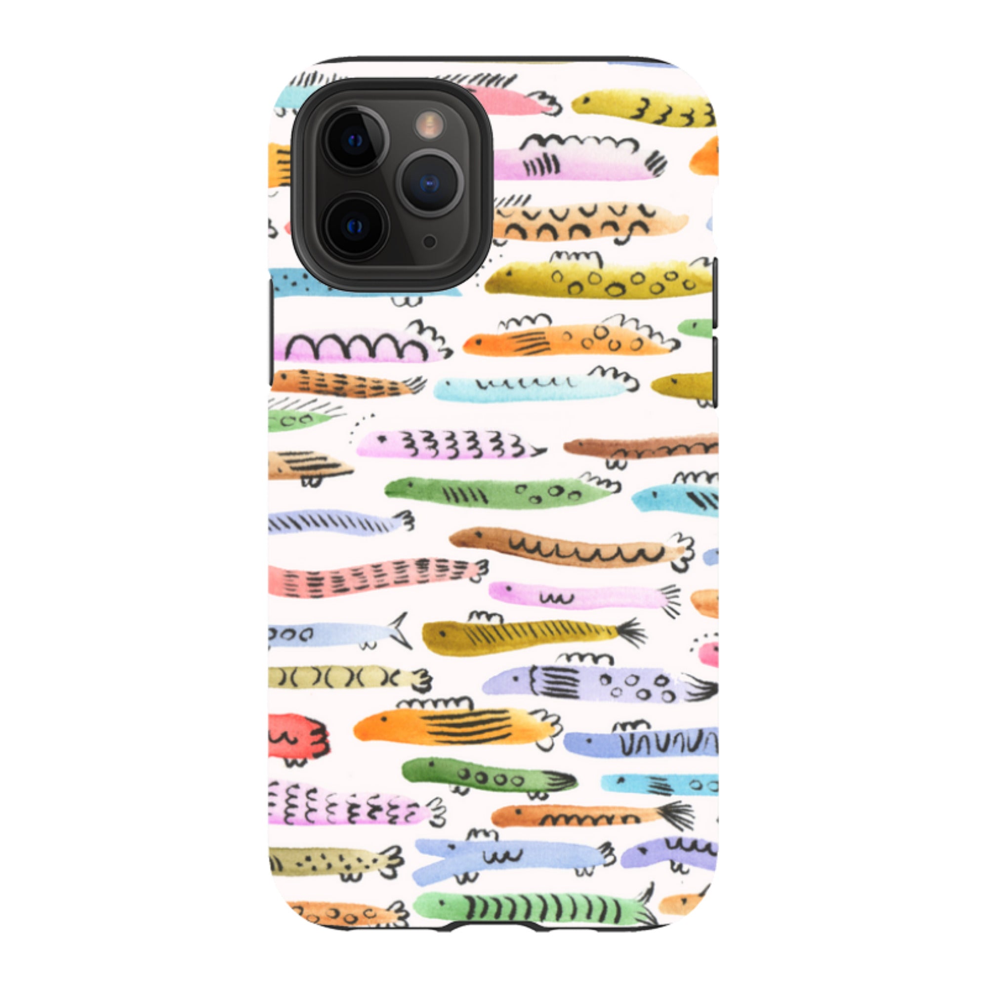 iPhone Tough Case - Colourful Fishes By Gabriela Larios