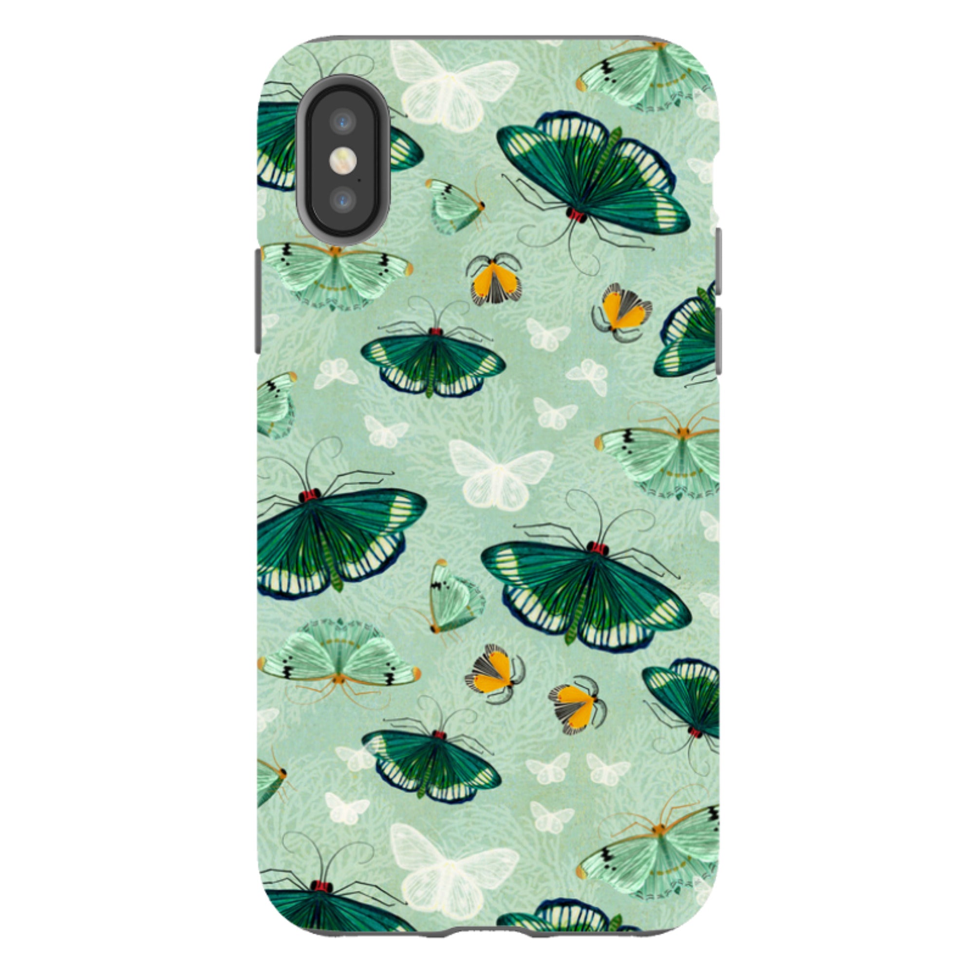 iPhone Tough Case - Night Flutter By Katherine Quinn