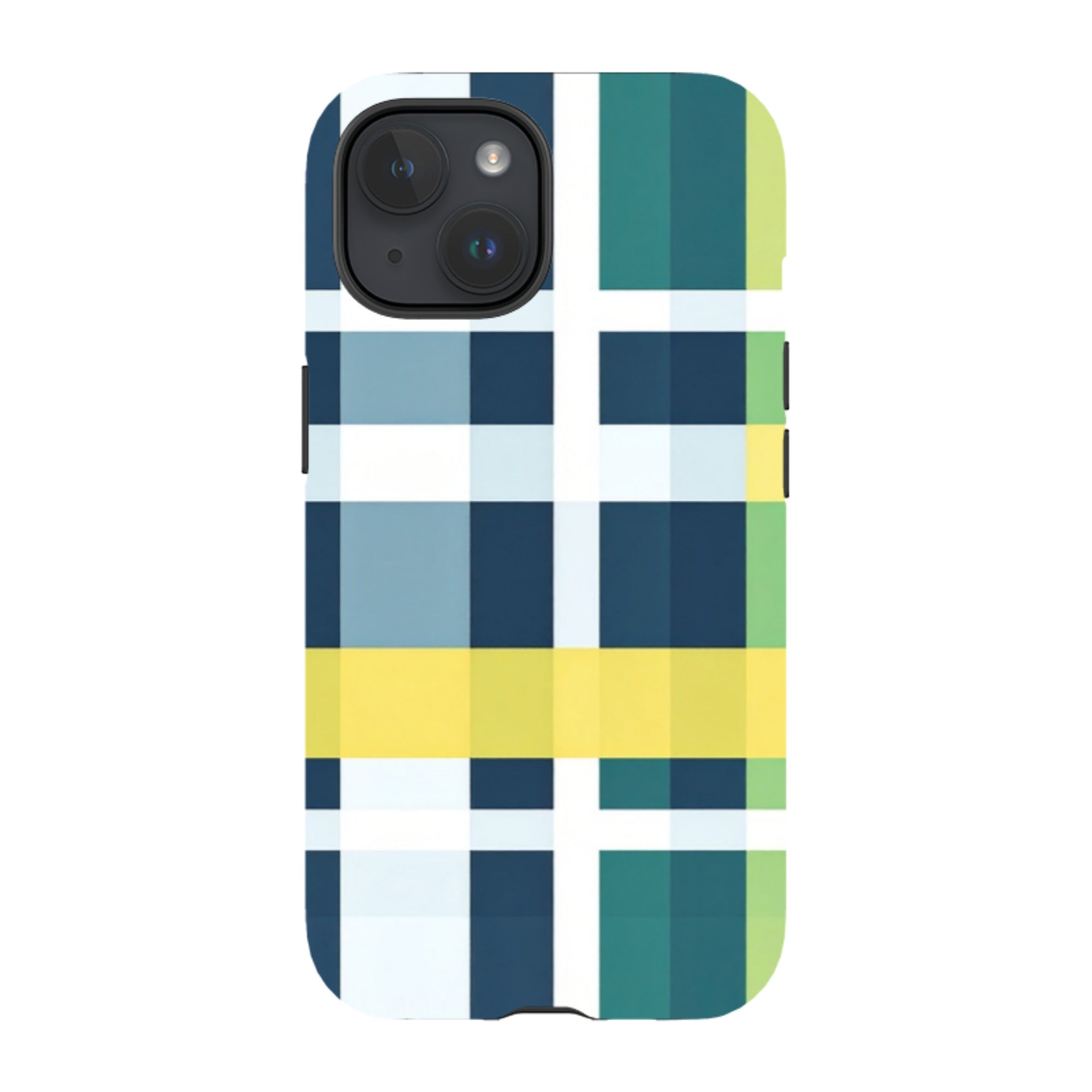 iPhone MagSafe Tough Case - Forest Gingham