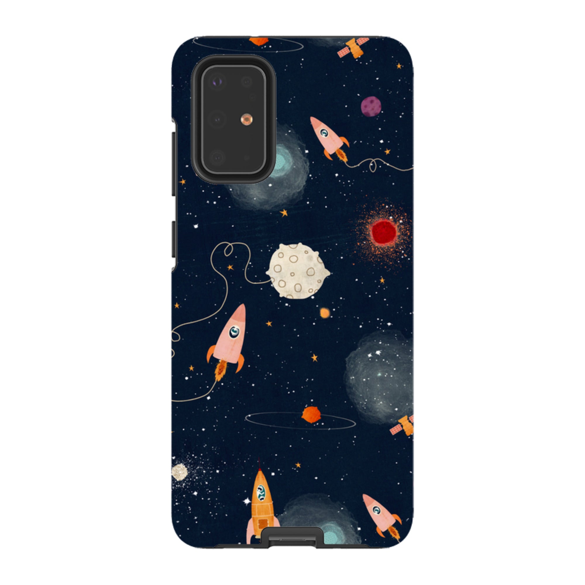 Samsung Tough Case - Rockets Midnight By Katherine Quinn