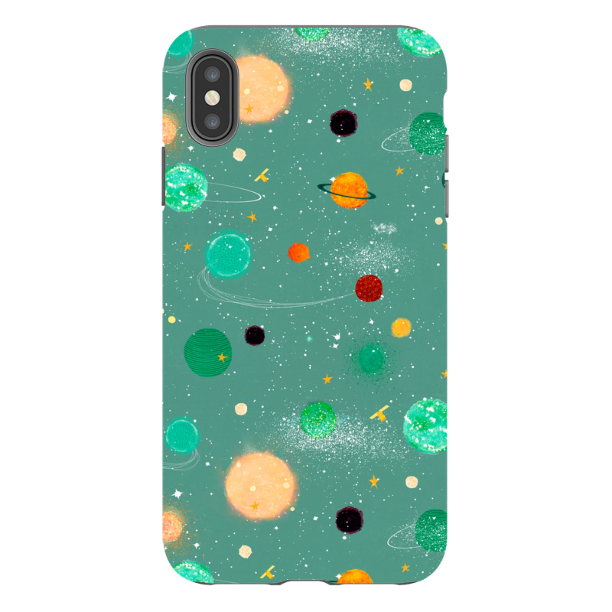 iPhone Tough Case - Far Far Away Green By Katherine Quinn