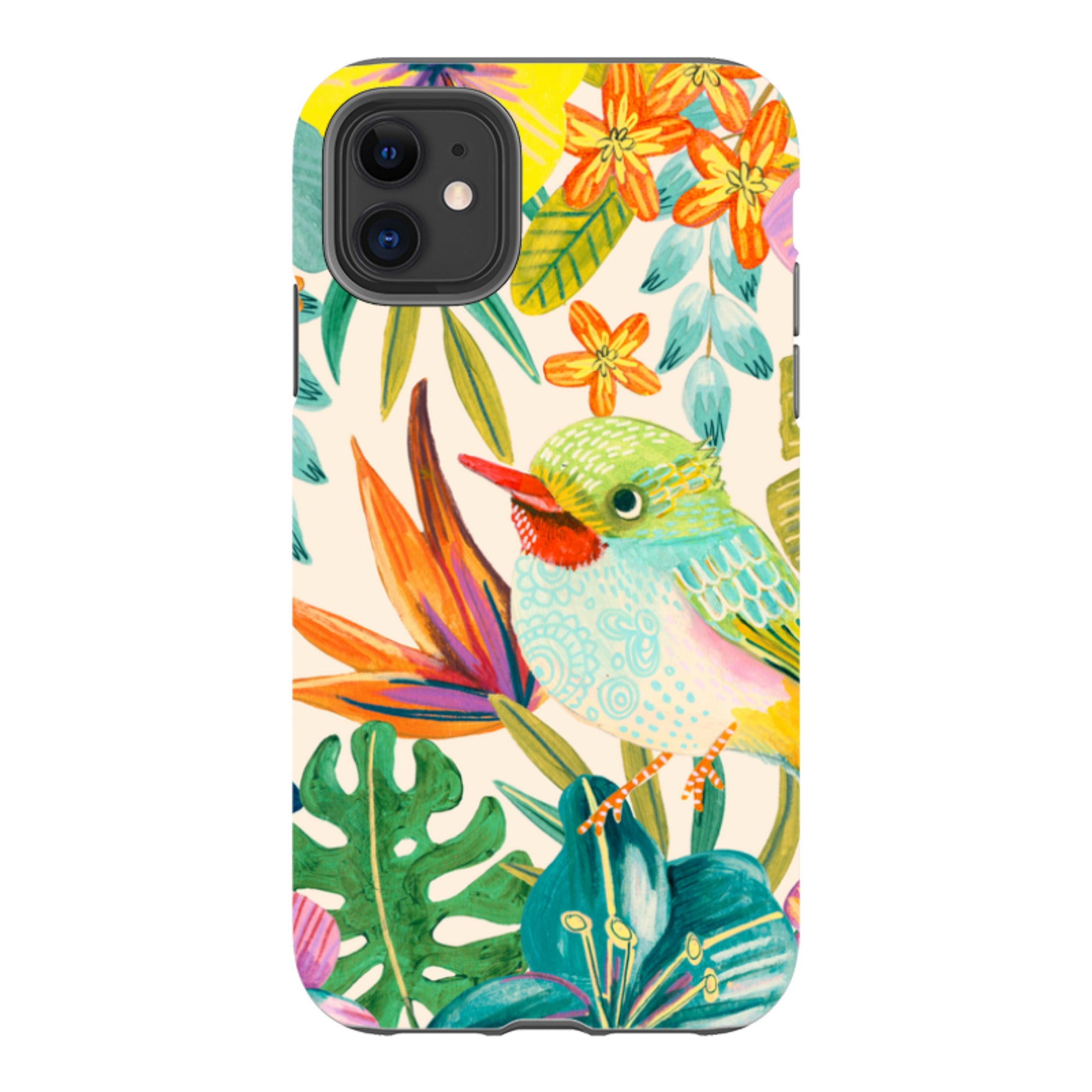 iPhone Tough Case - Tropical Bird II By Caroline Bonne Muller