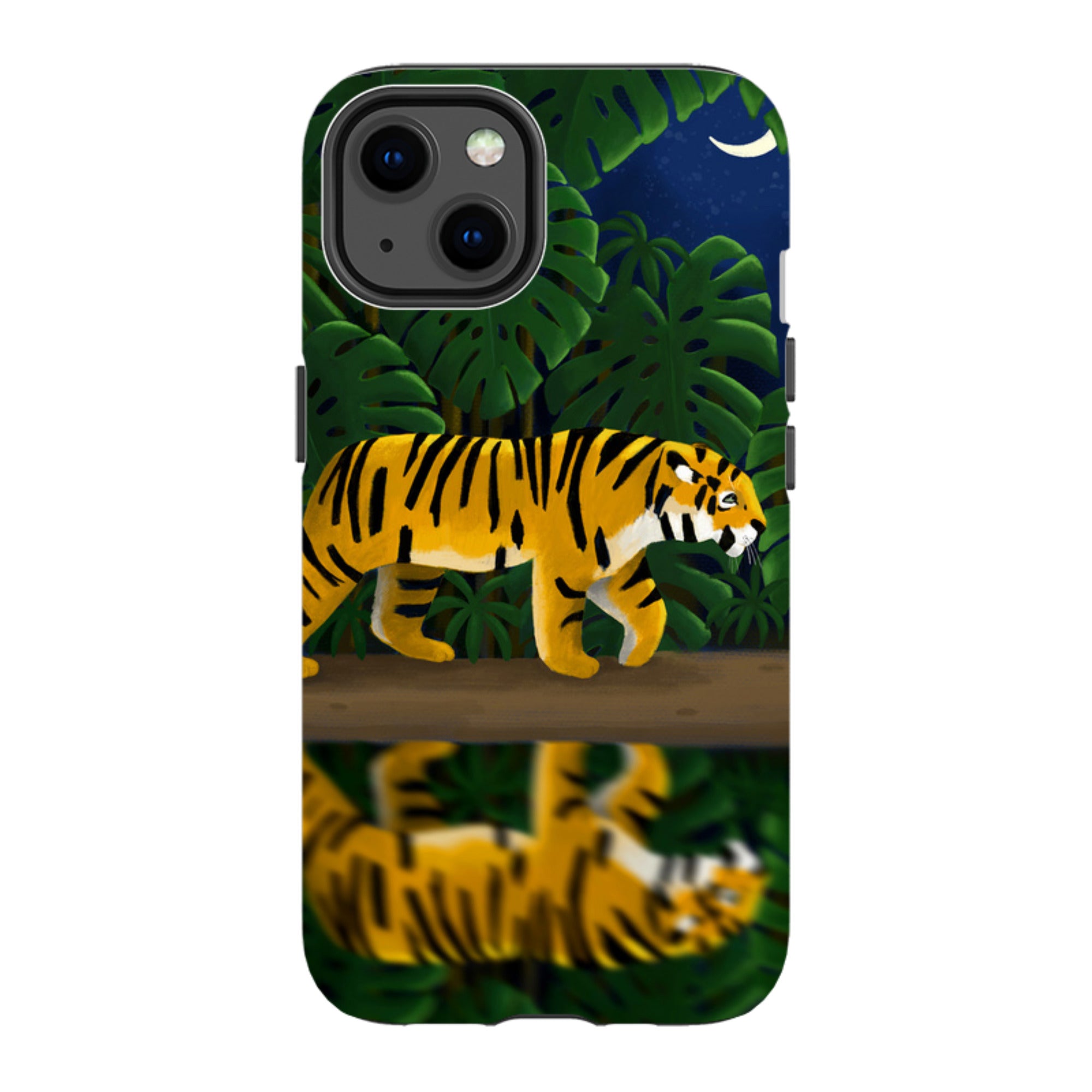 iPhone MagSafe Tough Case - Tiger Night By Bex Parkin