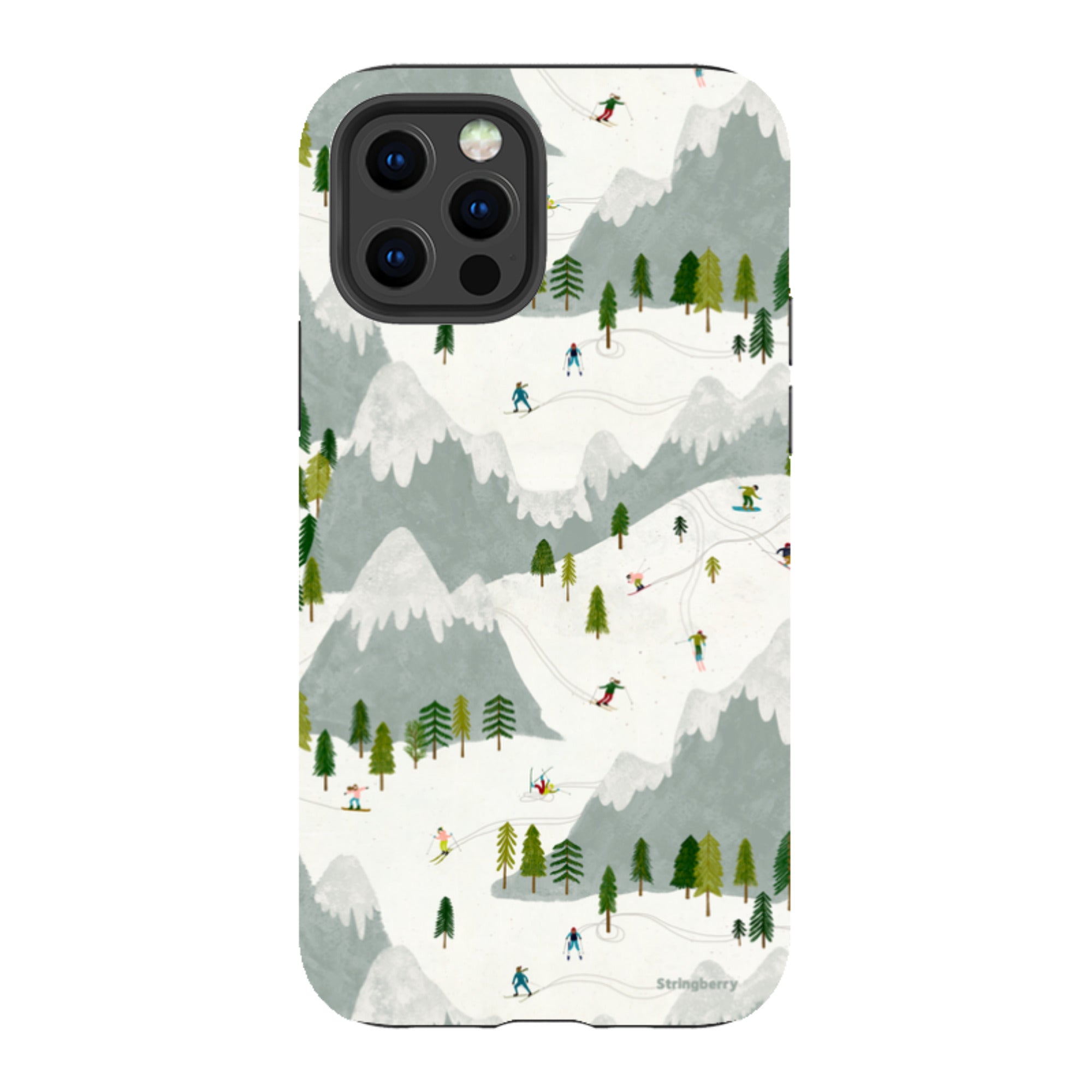iPhone Tough Case - Winter Landscape I By Katherine Quinn