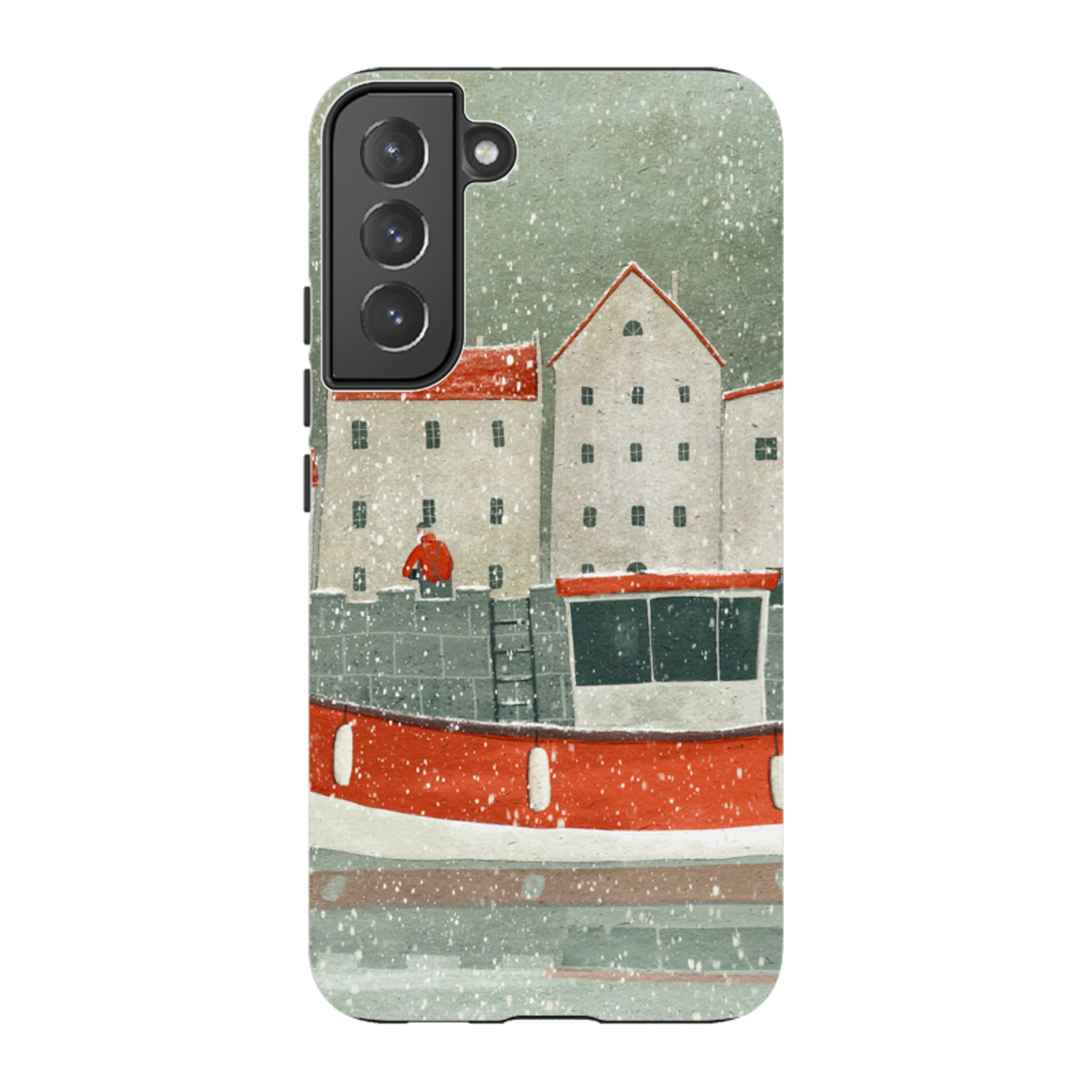 Samsung Tough Case - Christmas Harbour By Maja Lindberg