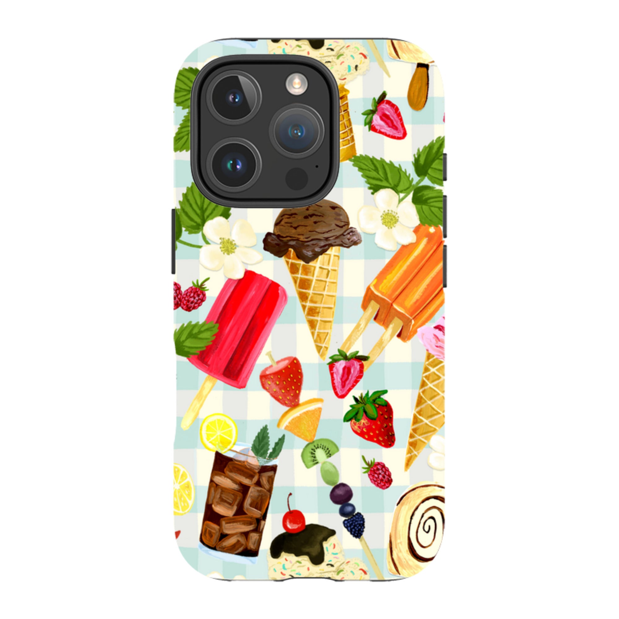 iPhone MagSafe Tough Case - Ice Floral By Abby Jacobs