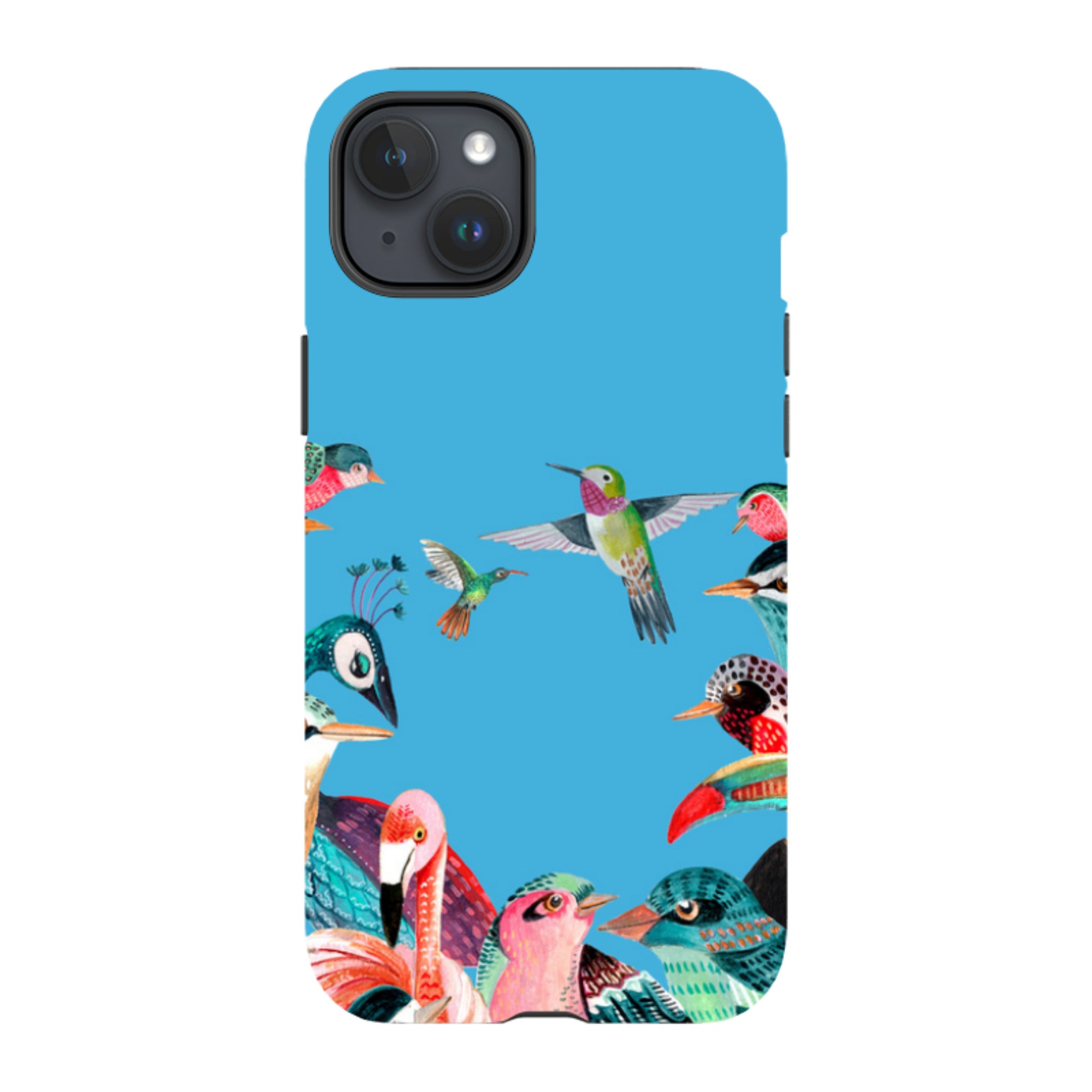 iPhone MagSafe Tough Case -  Blue Birds By Caroline Bonne Muller