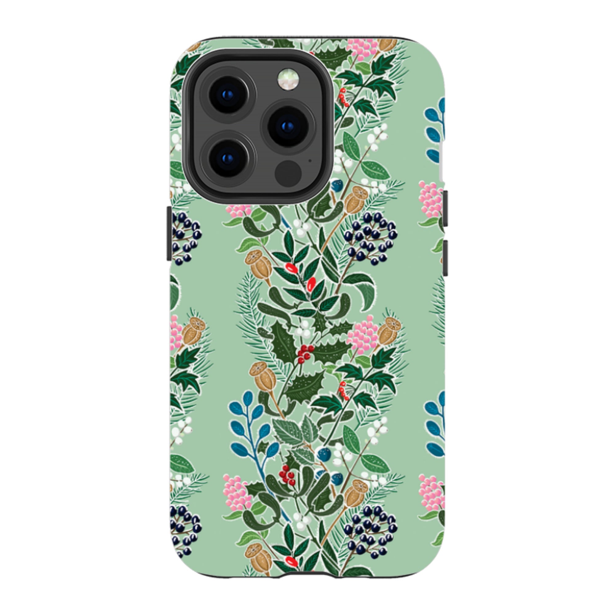iPhone Tough Case - Winter Hedge-1 By kate Heiss