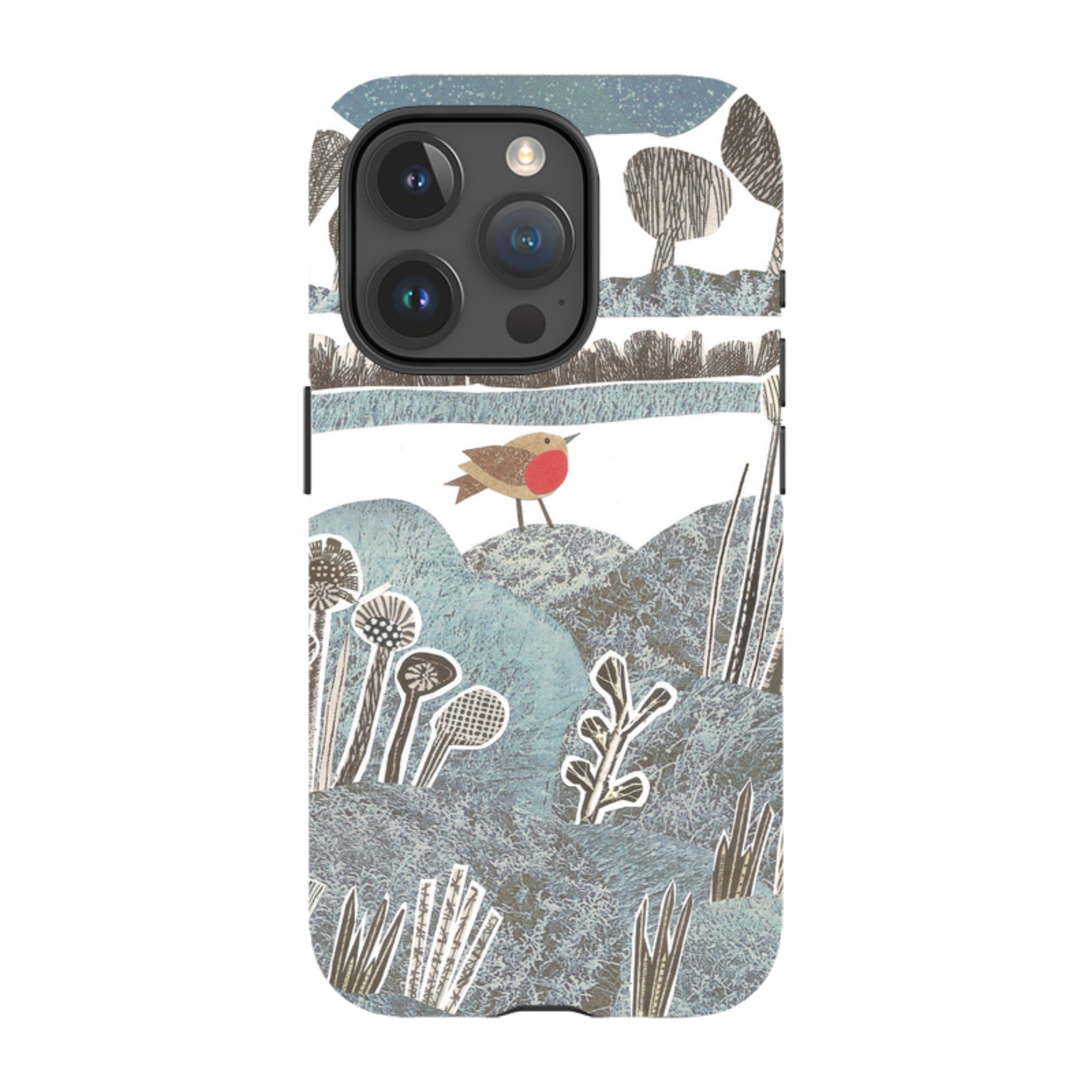 iPhone Tough Case - Frost Robin By Jane Robbins