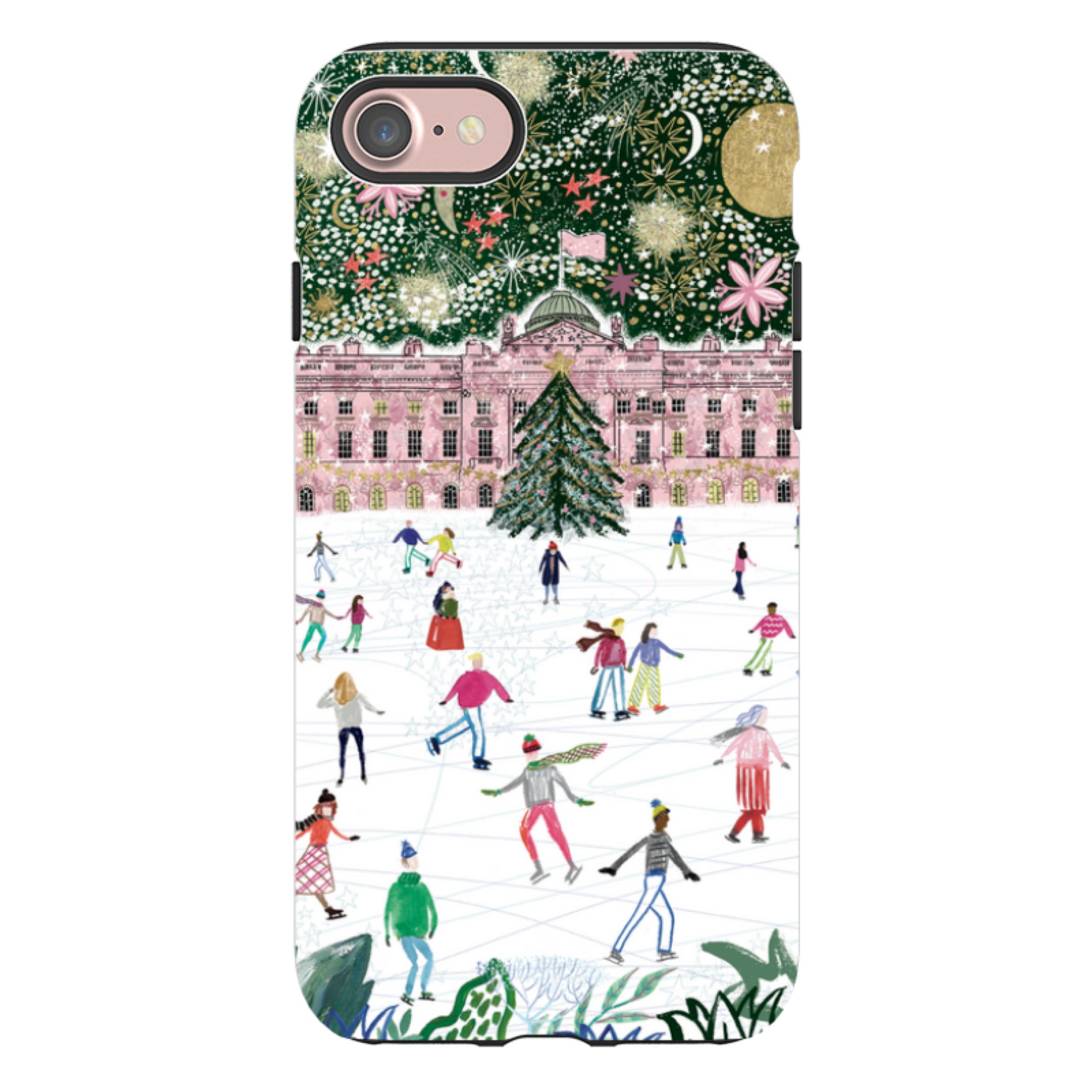 iPhone Tough Case - Skating At Somerset House By Emma Frances Grant