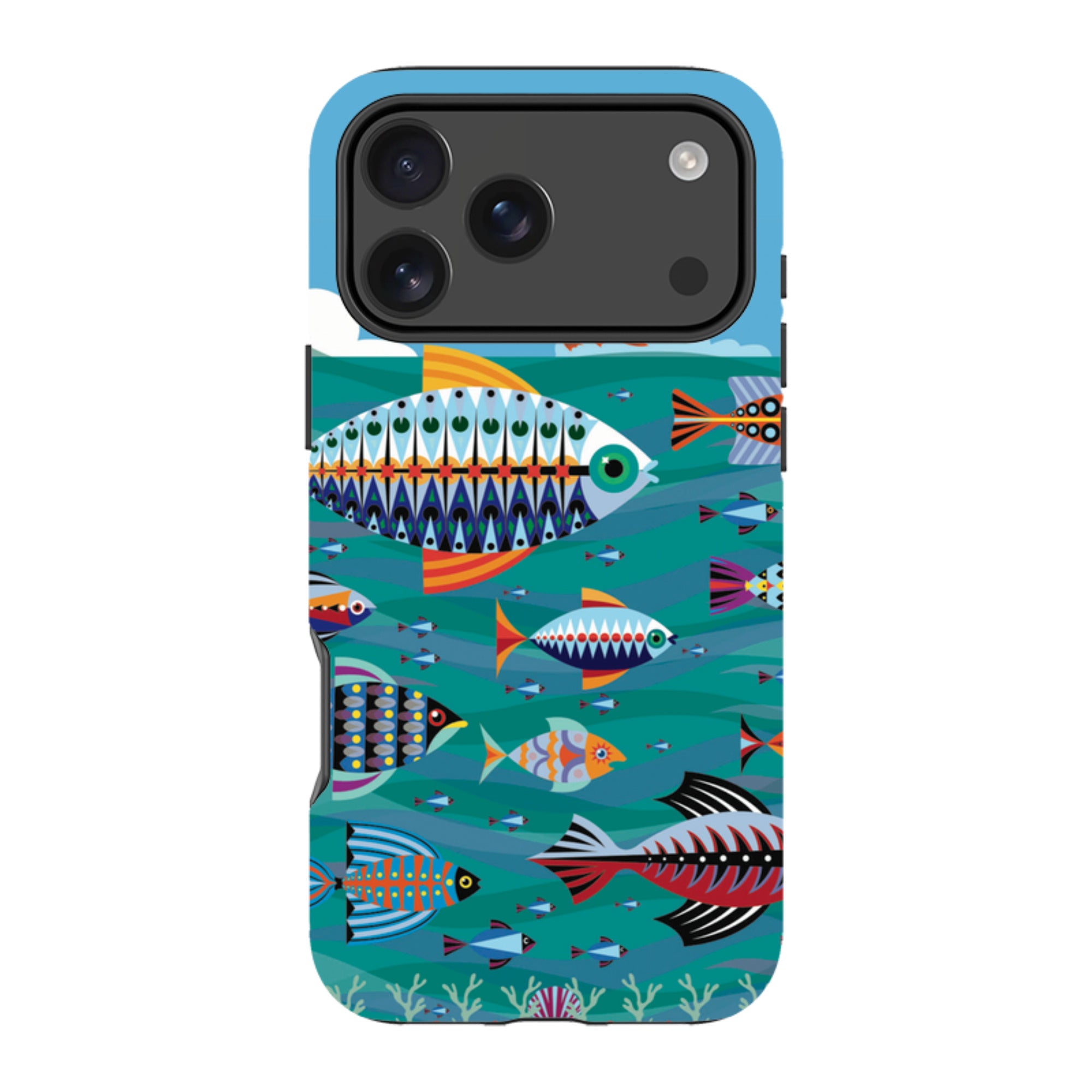 iPhone MagSafe Tough Case -  Fish By Patternista