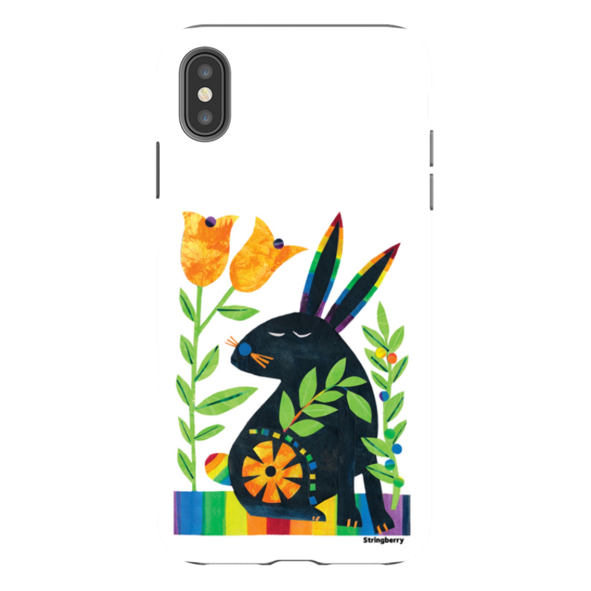 iPhone Tough Case - Pride Rabbit By Tracey English