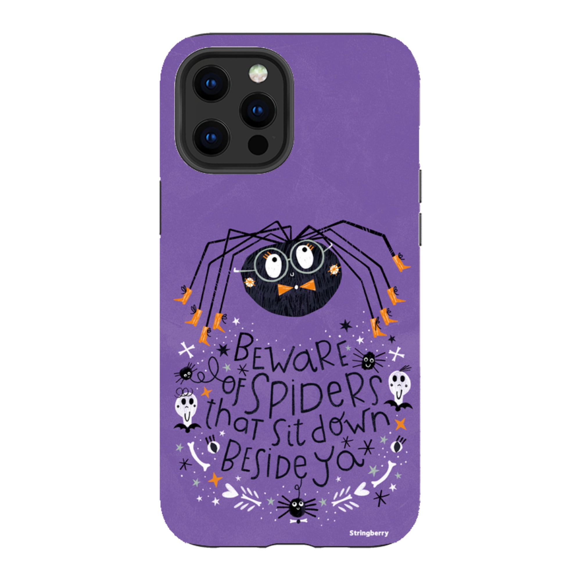 iPhone Tough Case - Spider By Ali Brookes