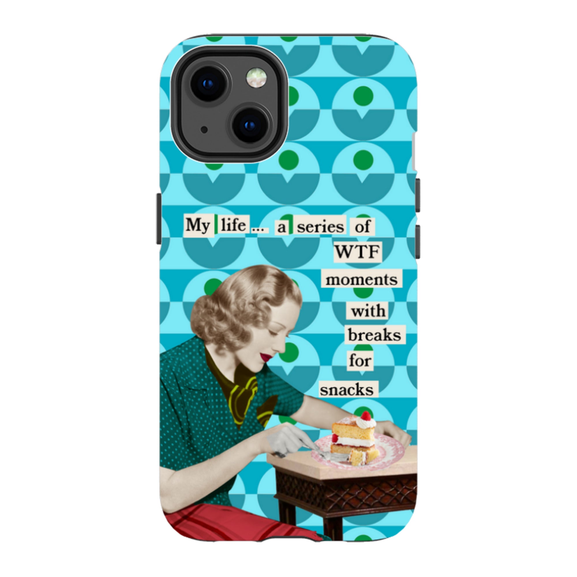 iPhone Tough Case - WTF By Clare Jordan