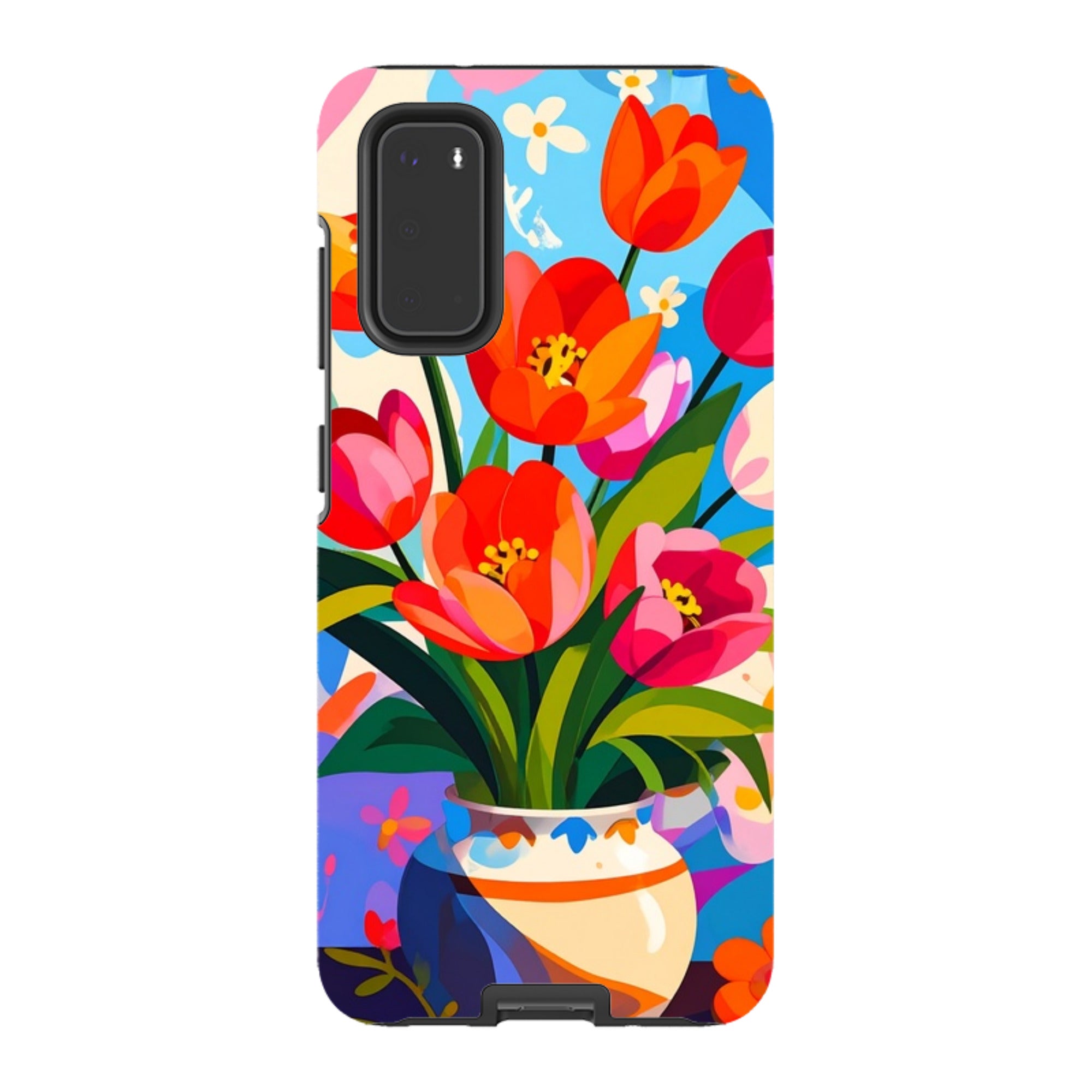 Samsung Tough Case - Tulip Pot Floral