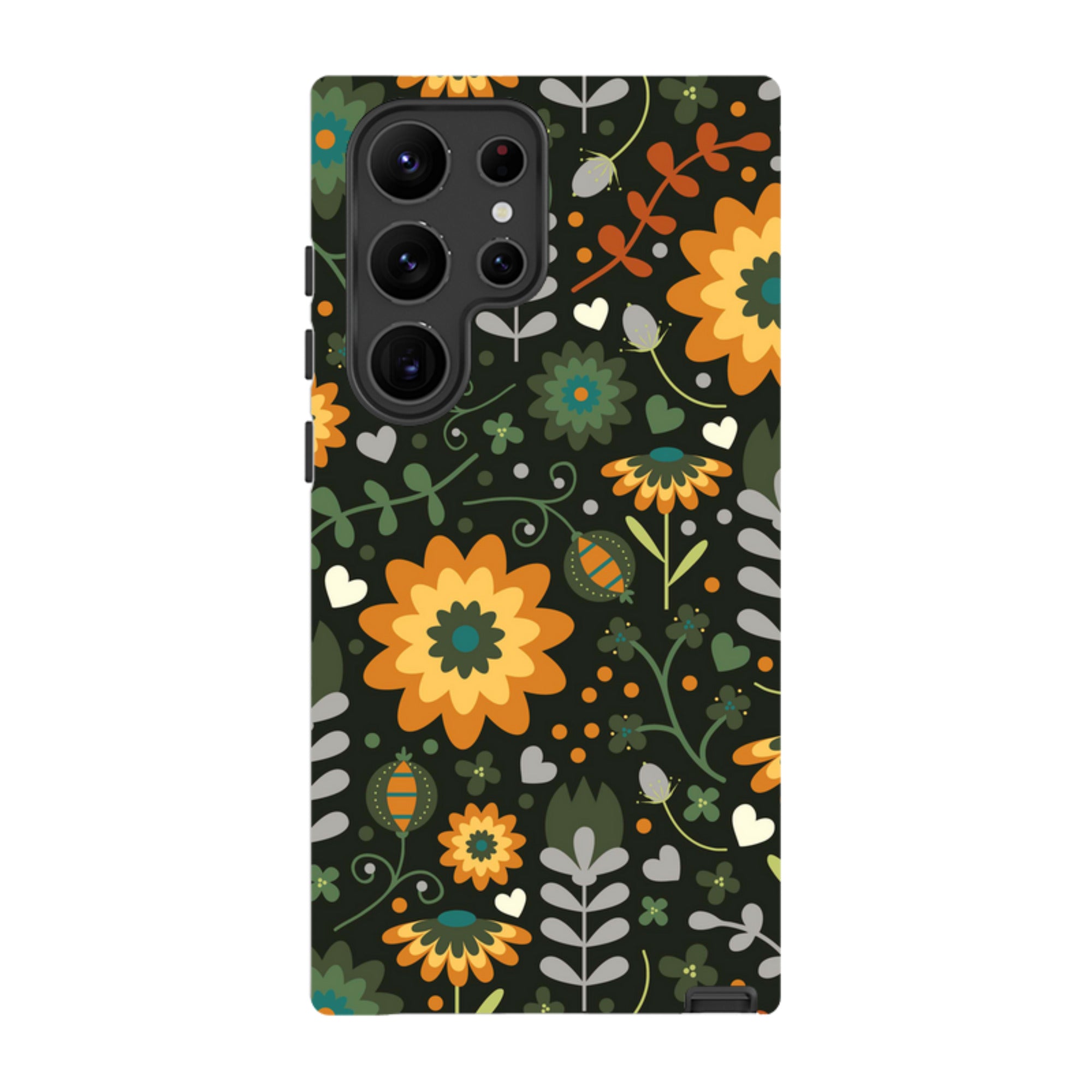 Samsung Tough Case - Dark Floral By Suzy Taylor