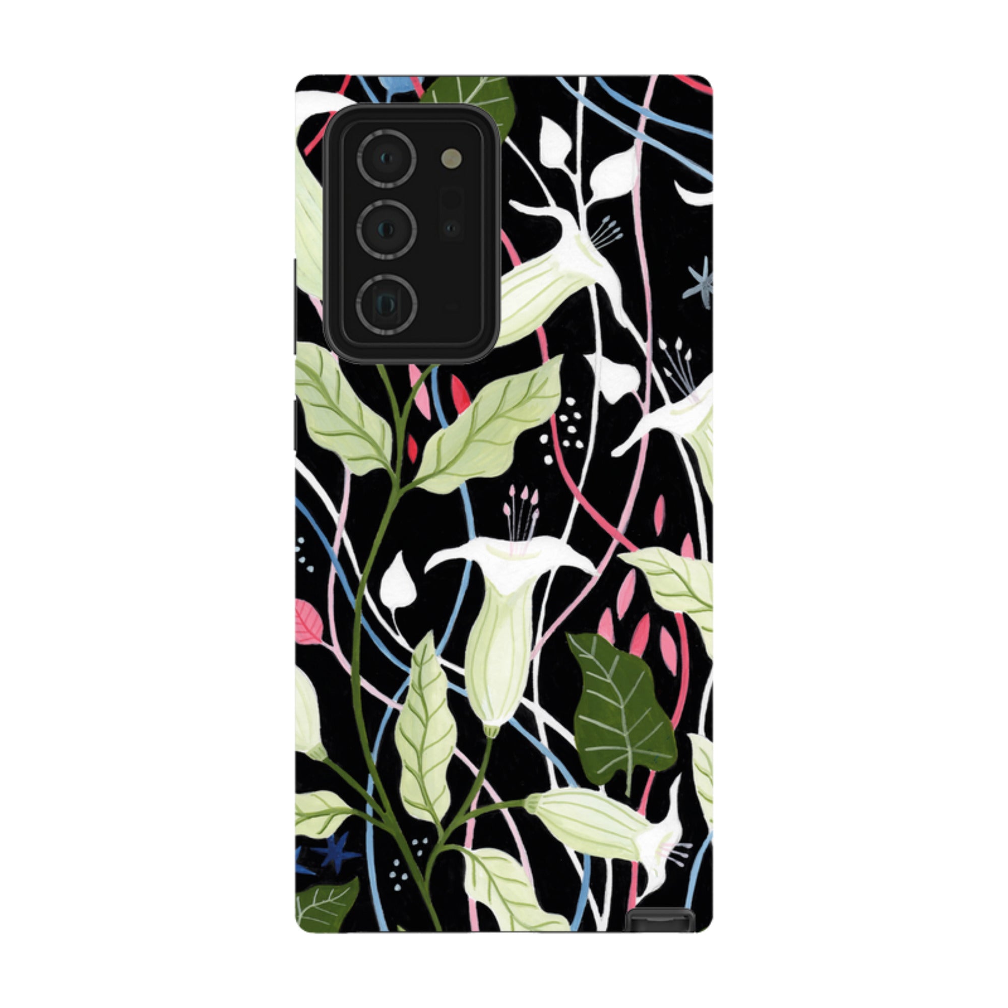Samsung Tough Case - Trumpet Flowers By Bex Parkin