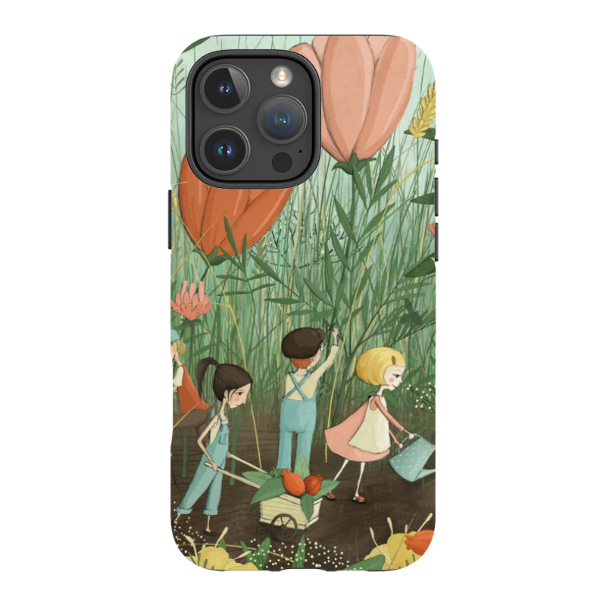 iPhone Tough Case - Garden Day By Maja Lindberg