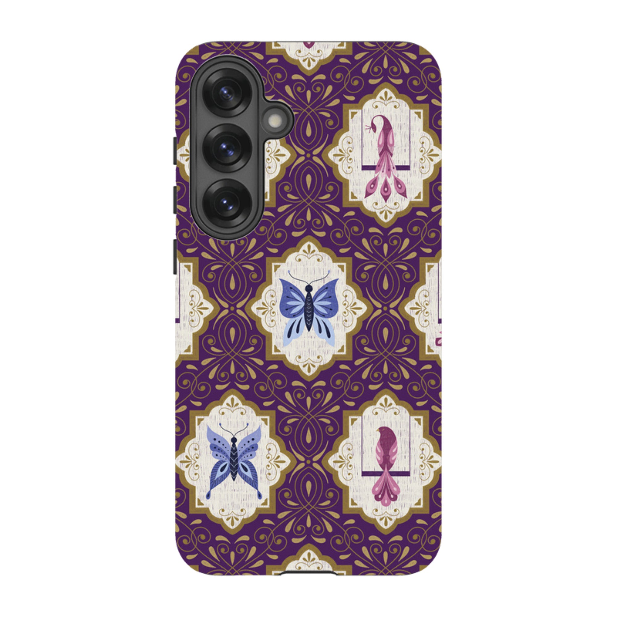 Samsung Tough Case - Wingframes Purple By Jenny Zemanek