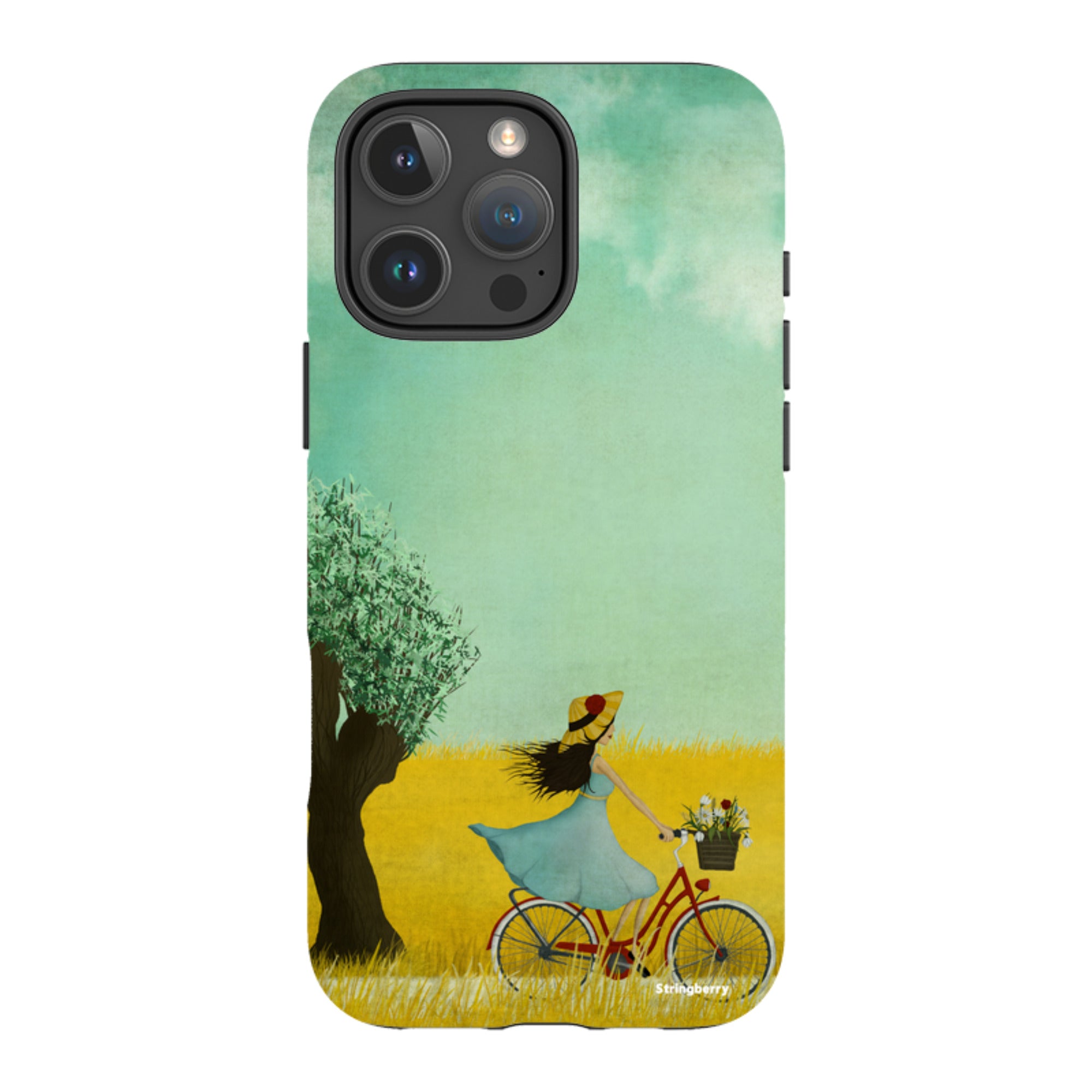 iPhone Tough Case - Bike Ride By Maja Lindberg