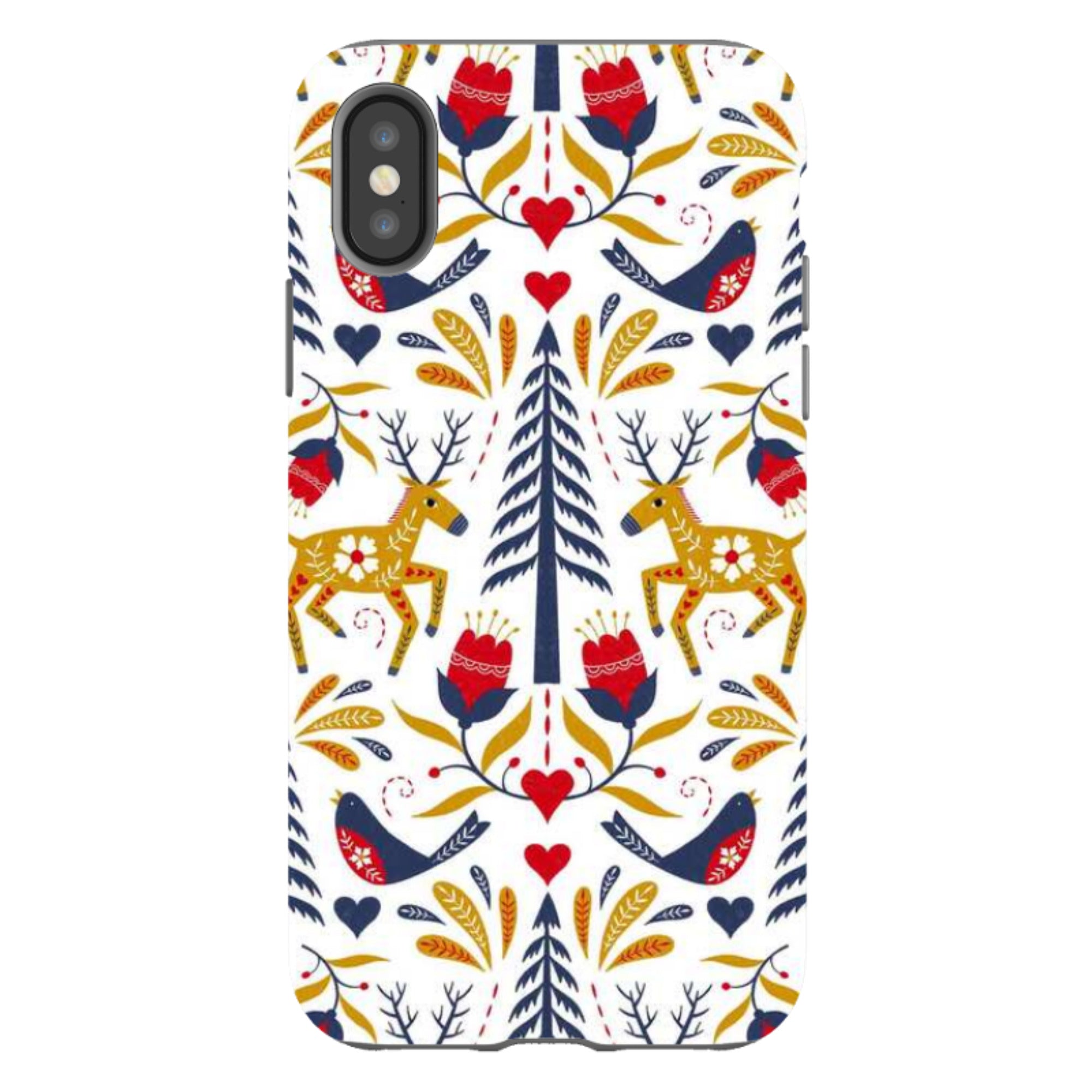 iPhone Tough Case - Xmas Pattern II By Suzy Taylor