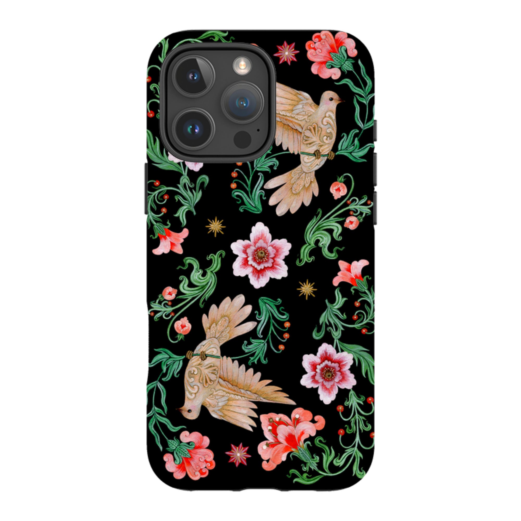 iPhone Tough  Case - Two Turtle Doves By Maria Matos