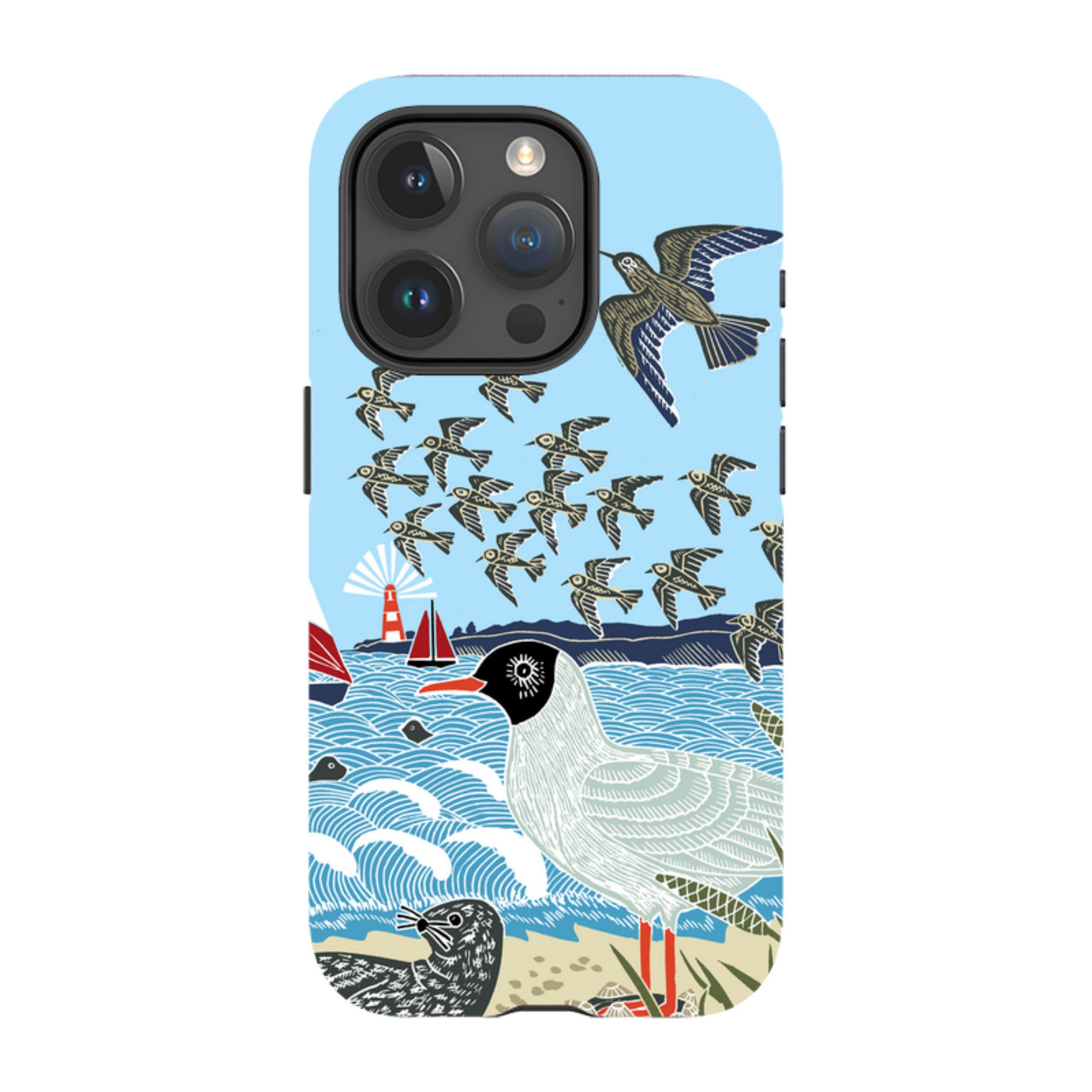 iPhone Case - Seagulls and Seals By Kate Heiss
