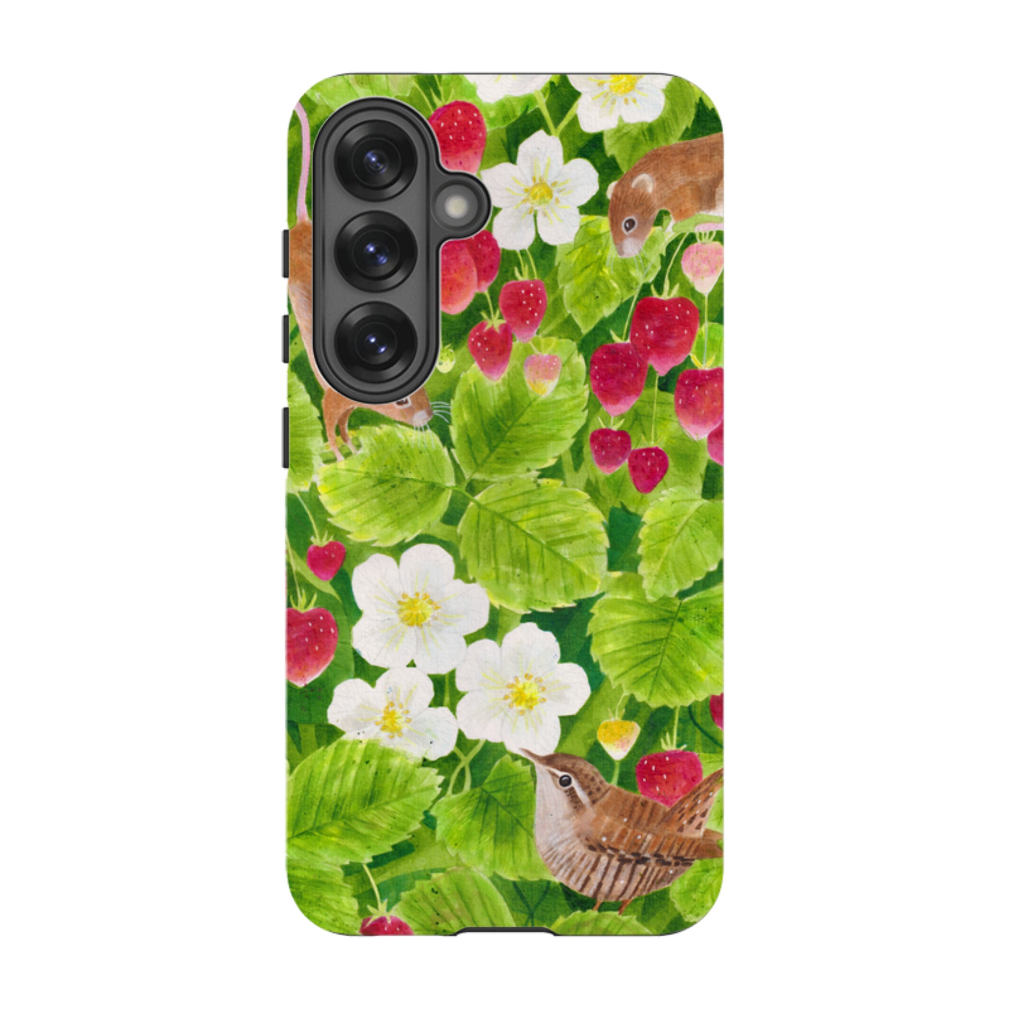 Samsung Tough Case - Strawberry Thieves By Bex Parkin