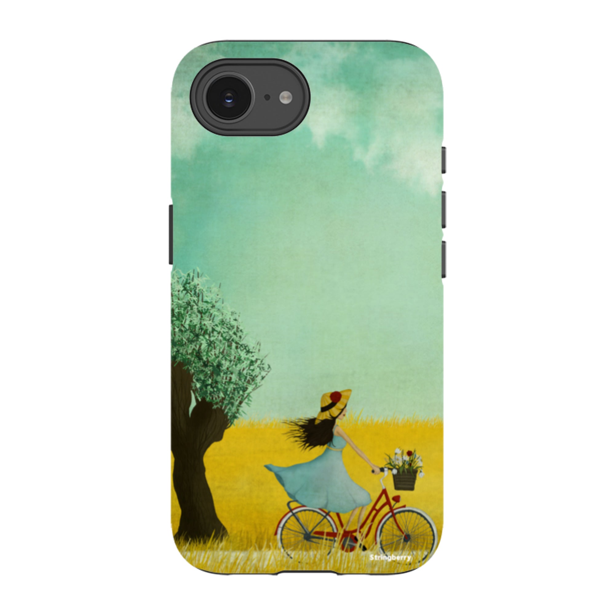 iPhone Tough Case - Bike Ride By Maja Lindberg
