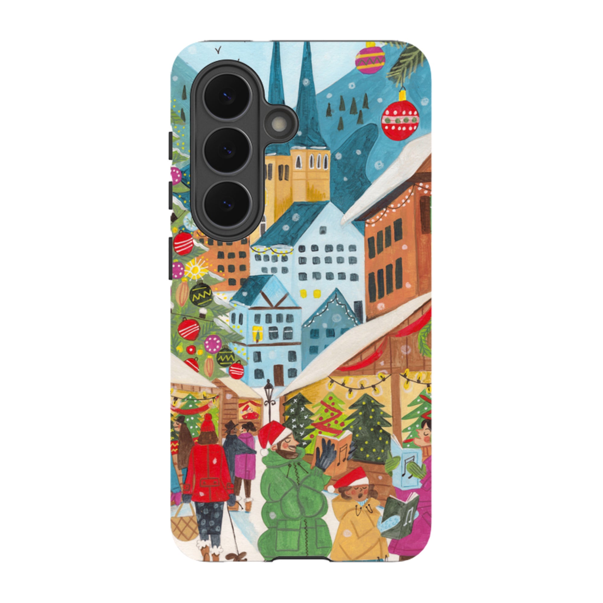 Samsung Tough Case - Christmas Market By Caroline Bonne Muller