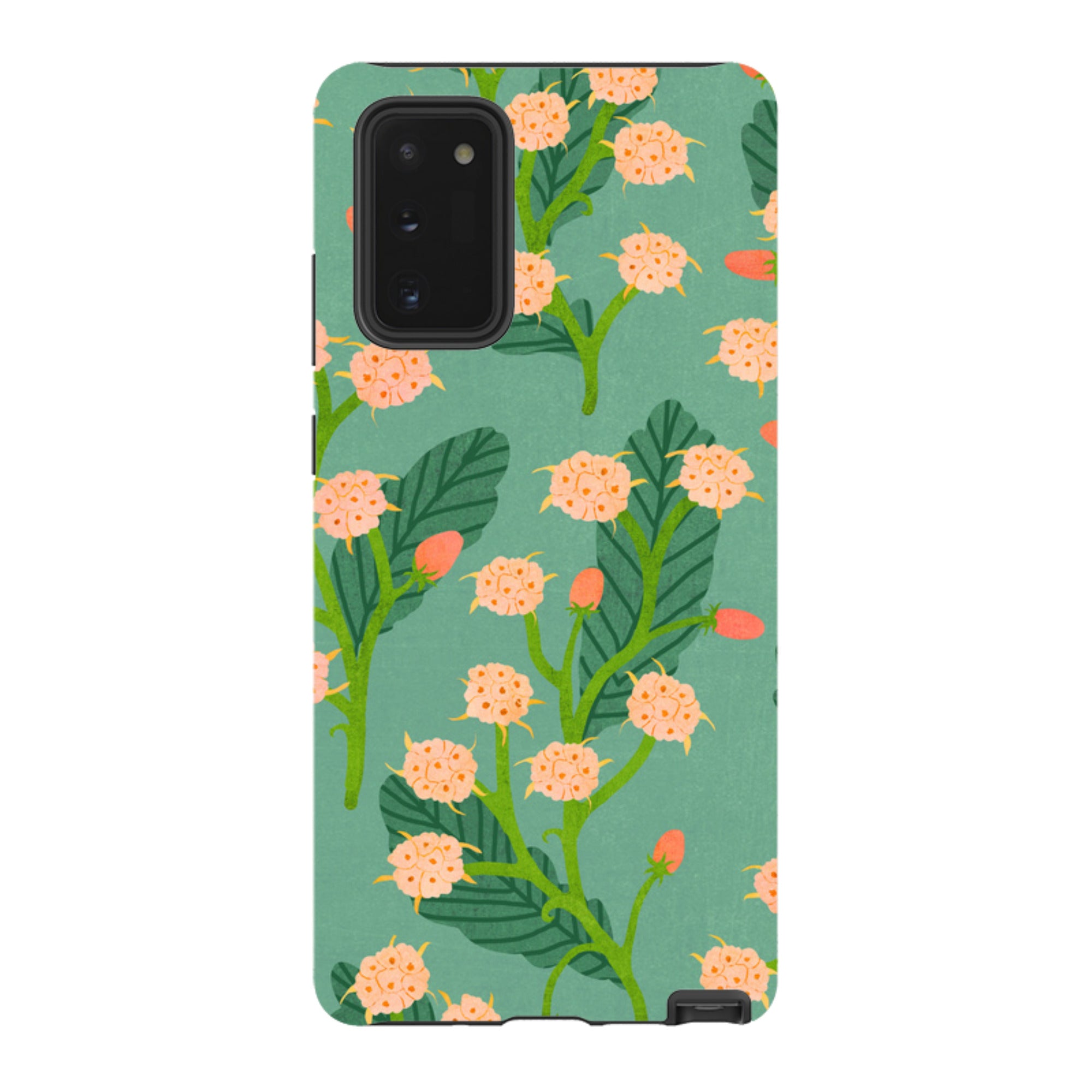 Samsung Tough Case - Summer Seeds Teal By Katherine Quinn