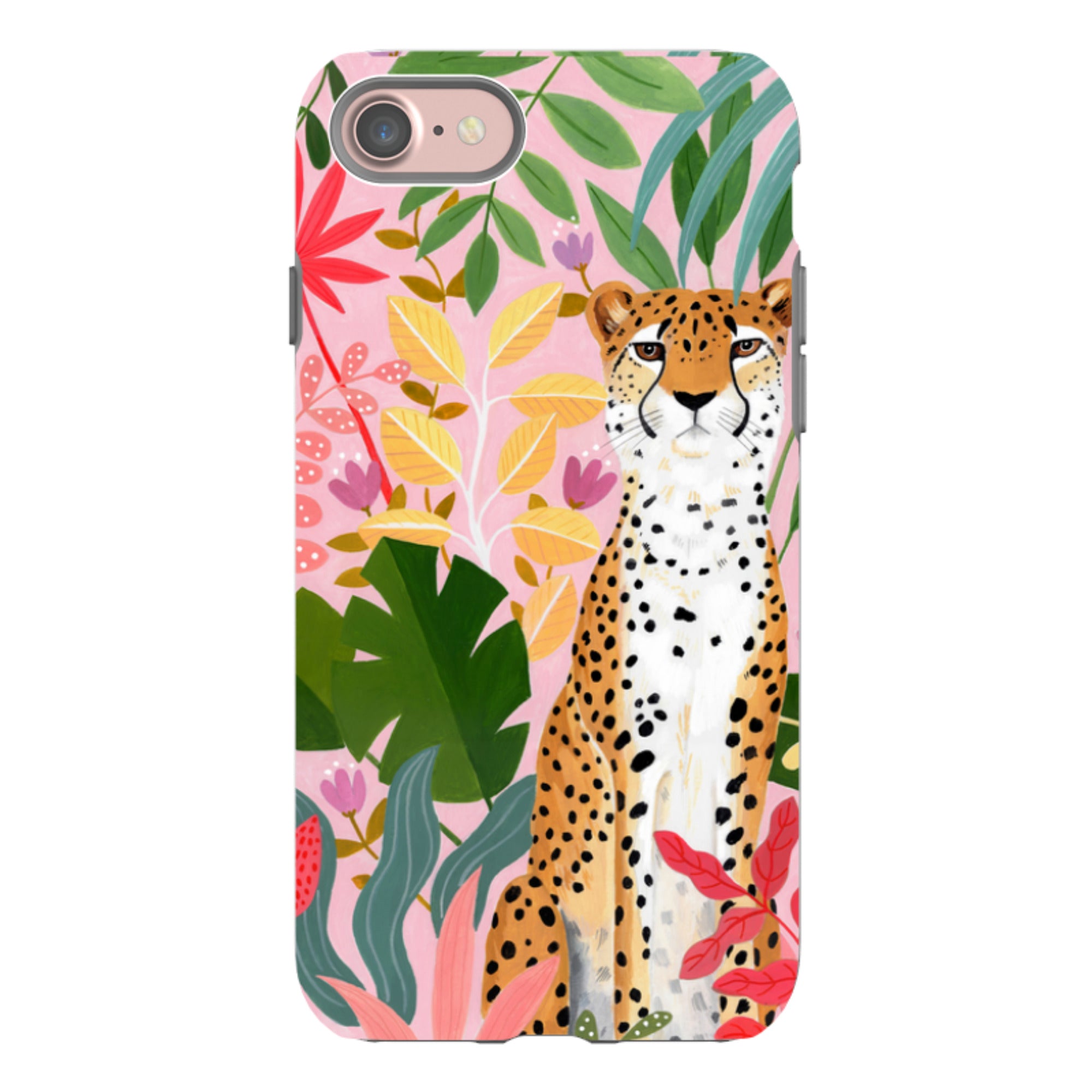 iPhone Tough Case - Cheetah Jungle By Bex Parkin