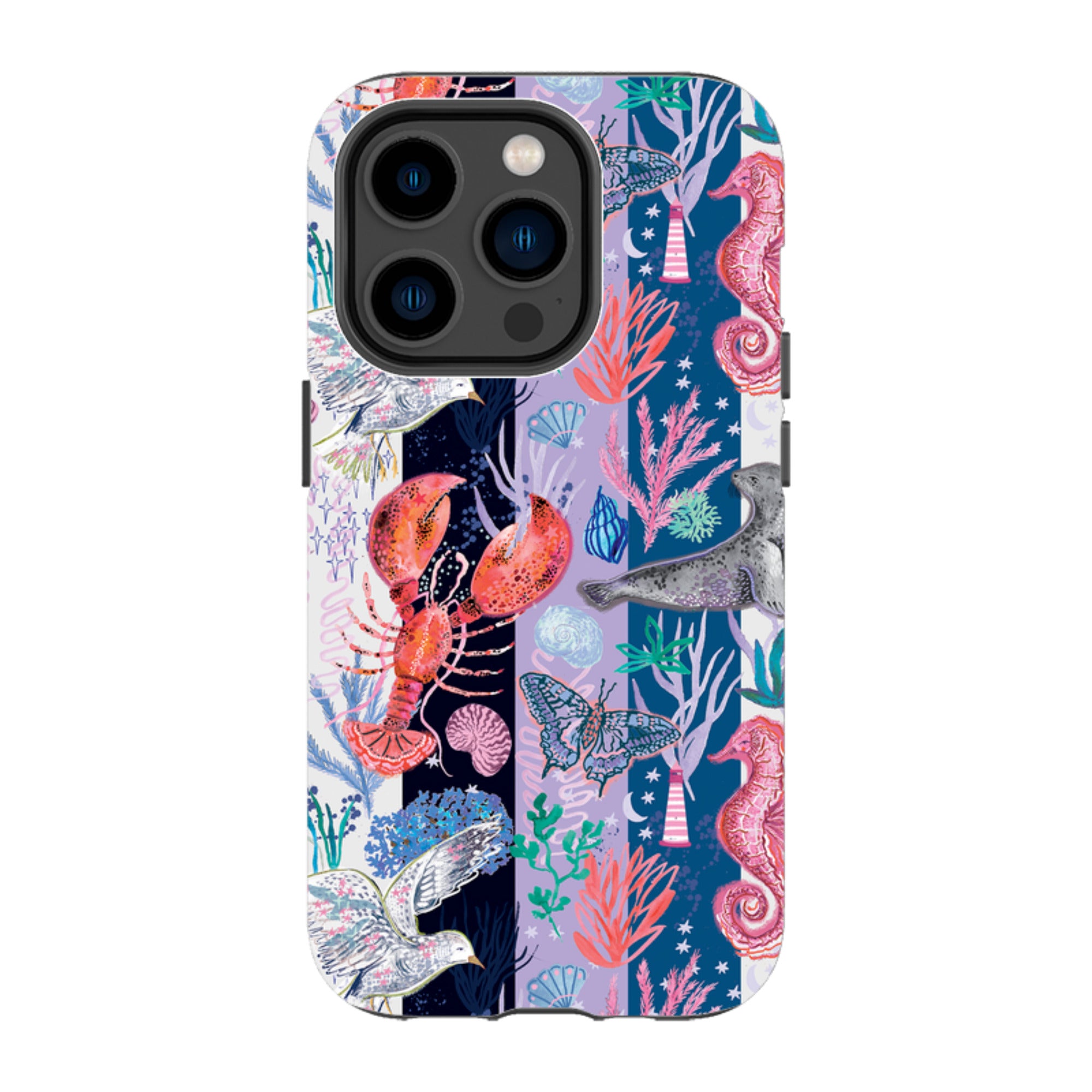 iPhone Case - Coastal Calling Stripe II By Emma Frances Grant