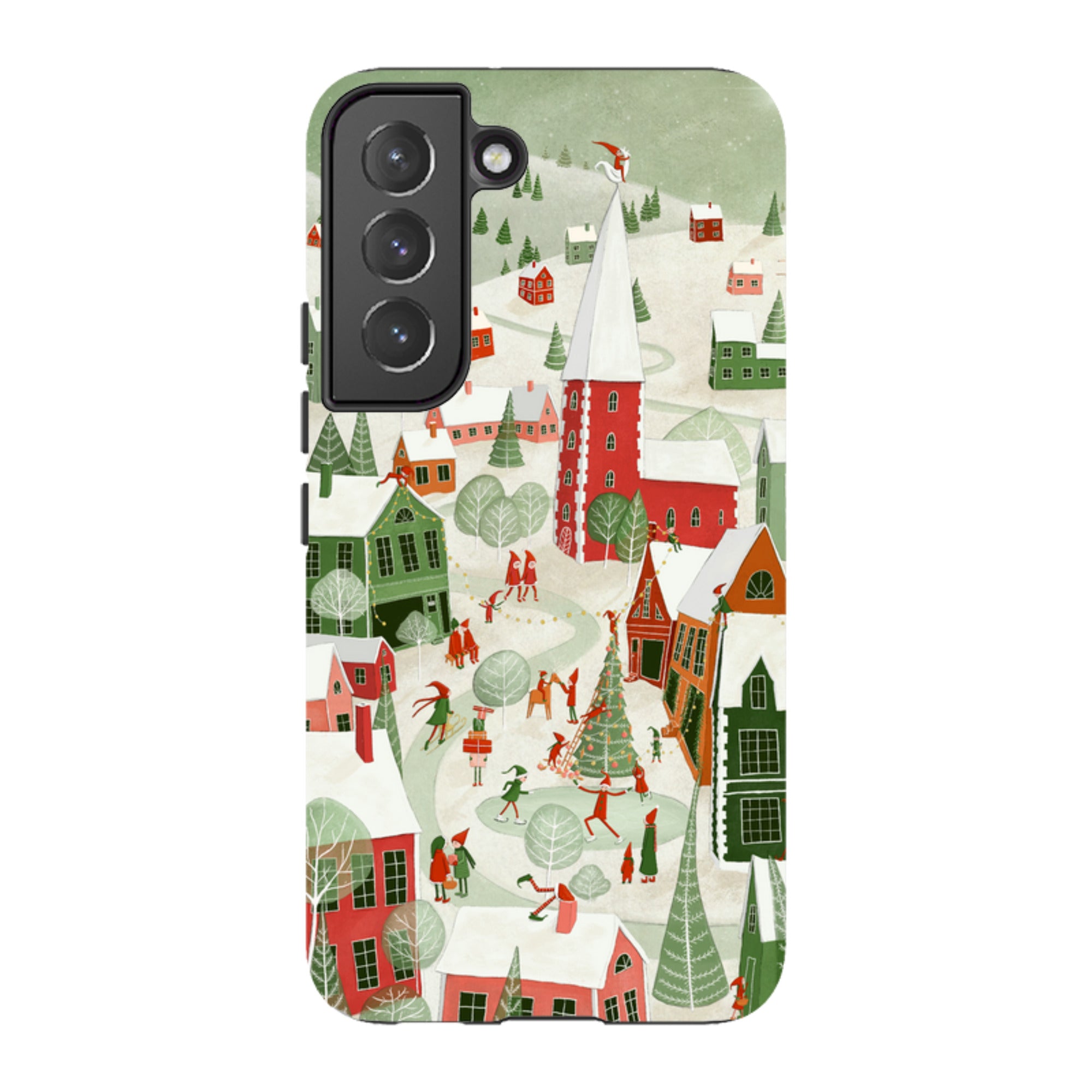 Samsung Tough Case - Christmas Town By Maja Lindberg