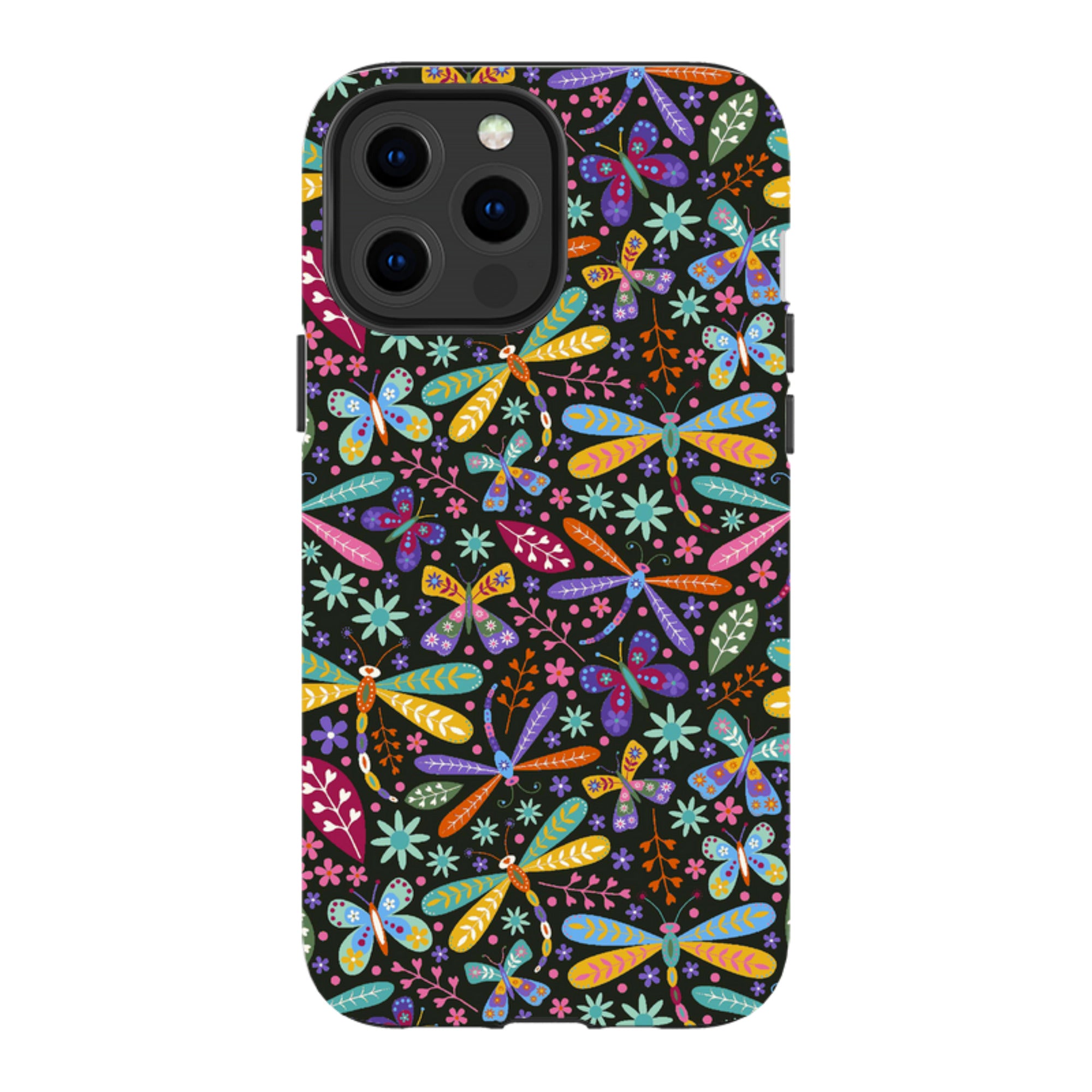 iPhone MagSafe Tough Case -  Dragonflies Multi By Suzy Taylor