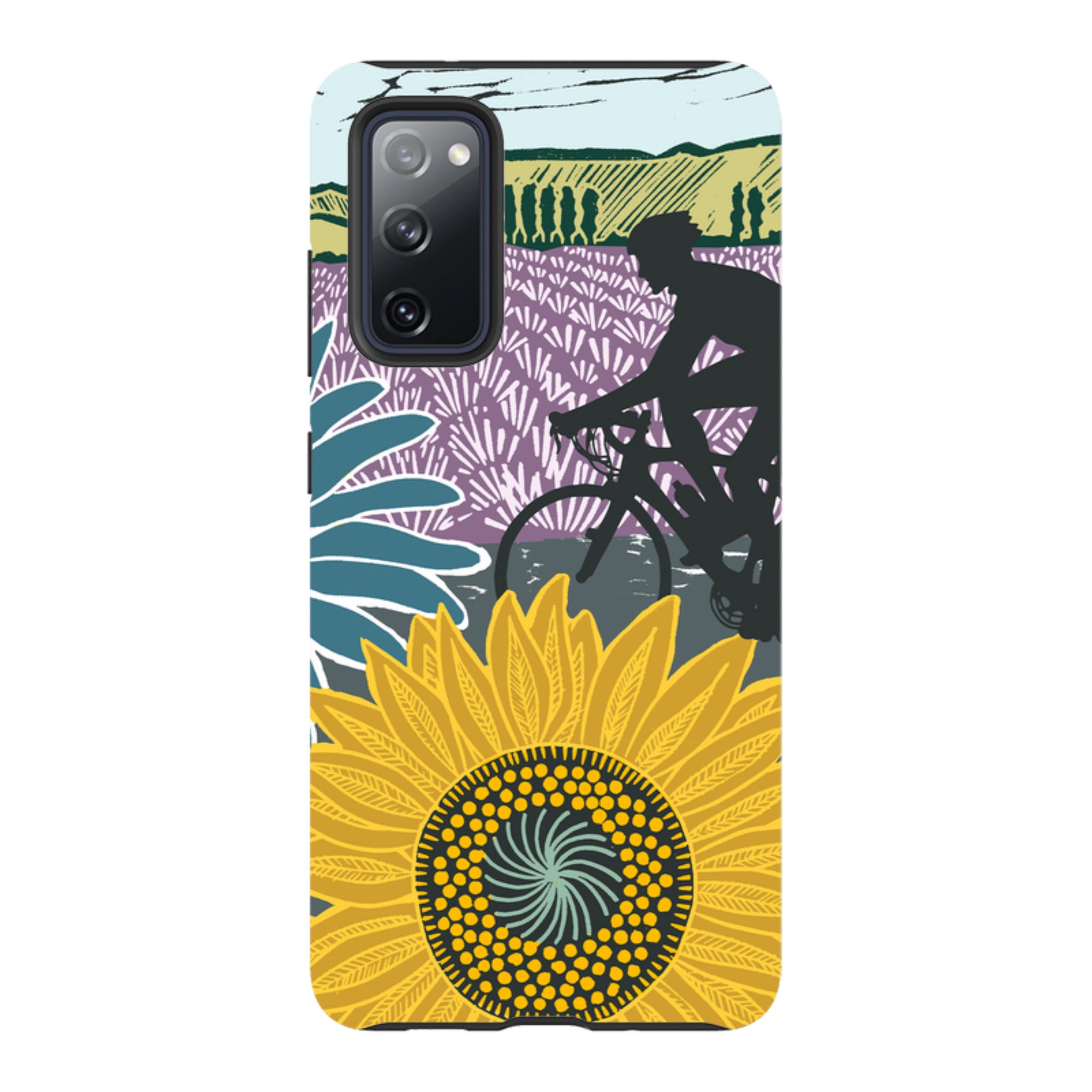 Samsung Tough Case - Bike and Sunflowers By Kate Heiss