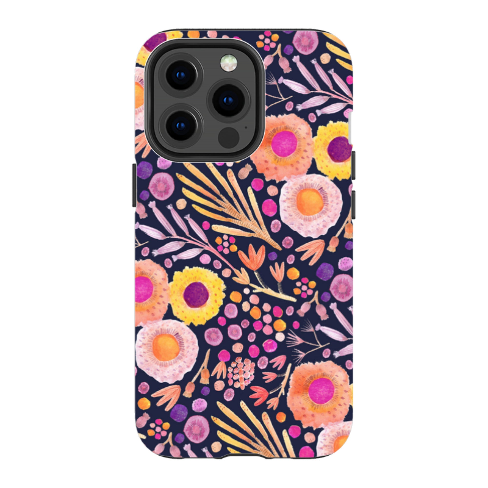 iPhone Tough Case - Floral Passion By Gabriela Larios