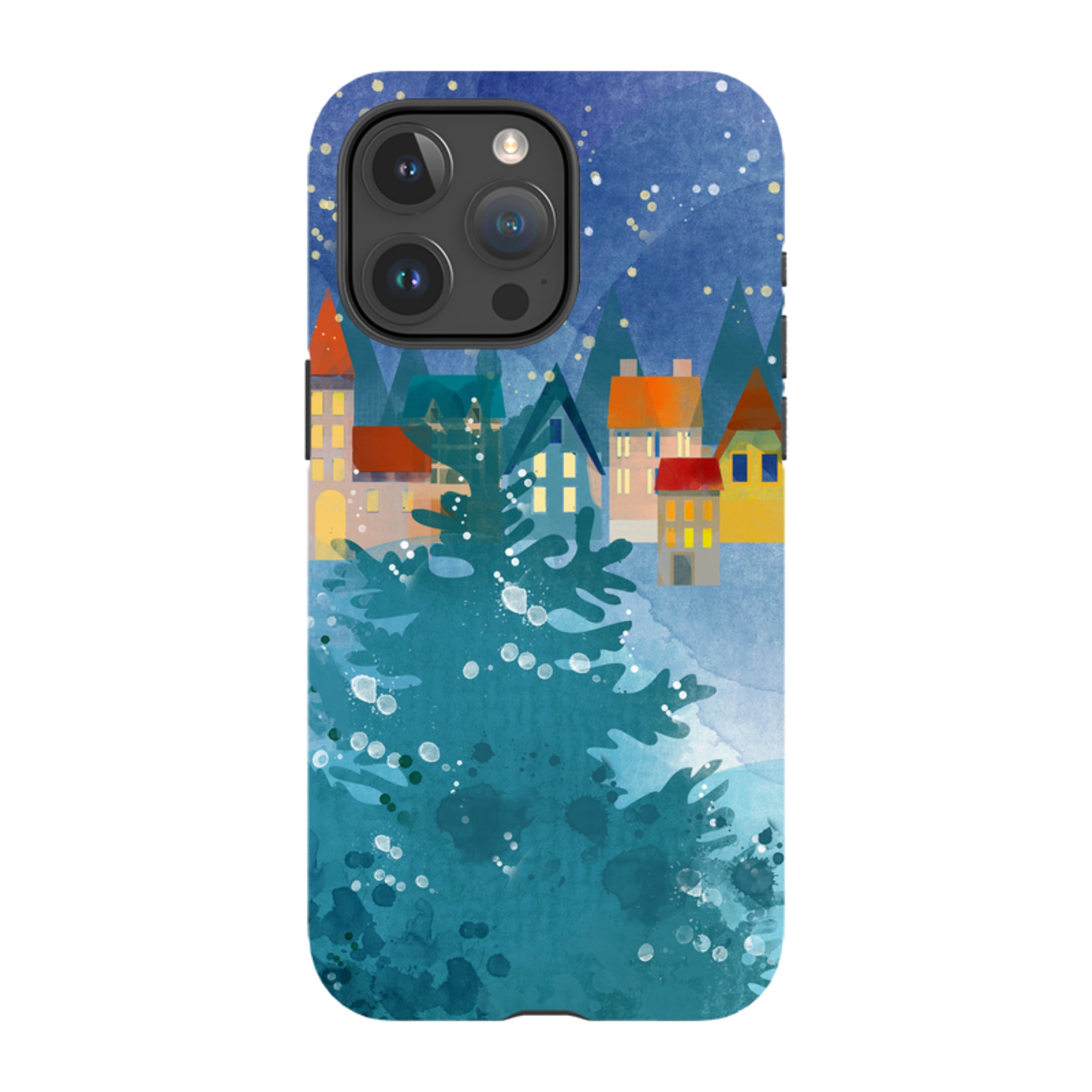 iPhone Tough Case - Winter Town