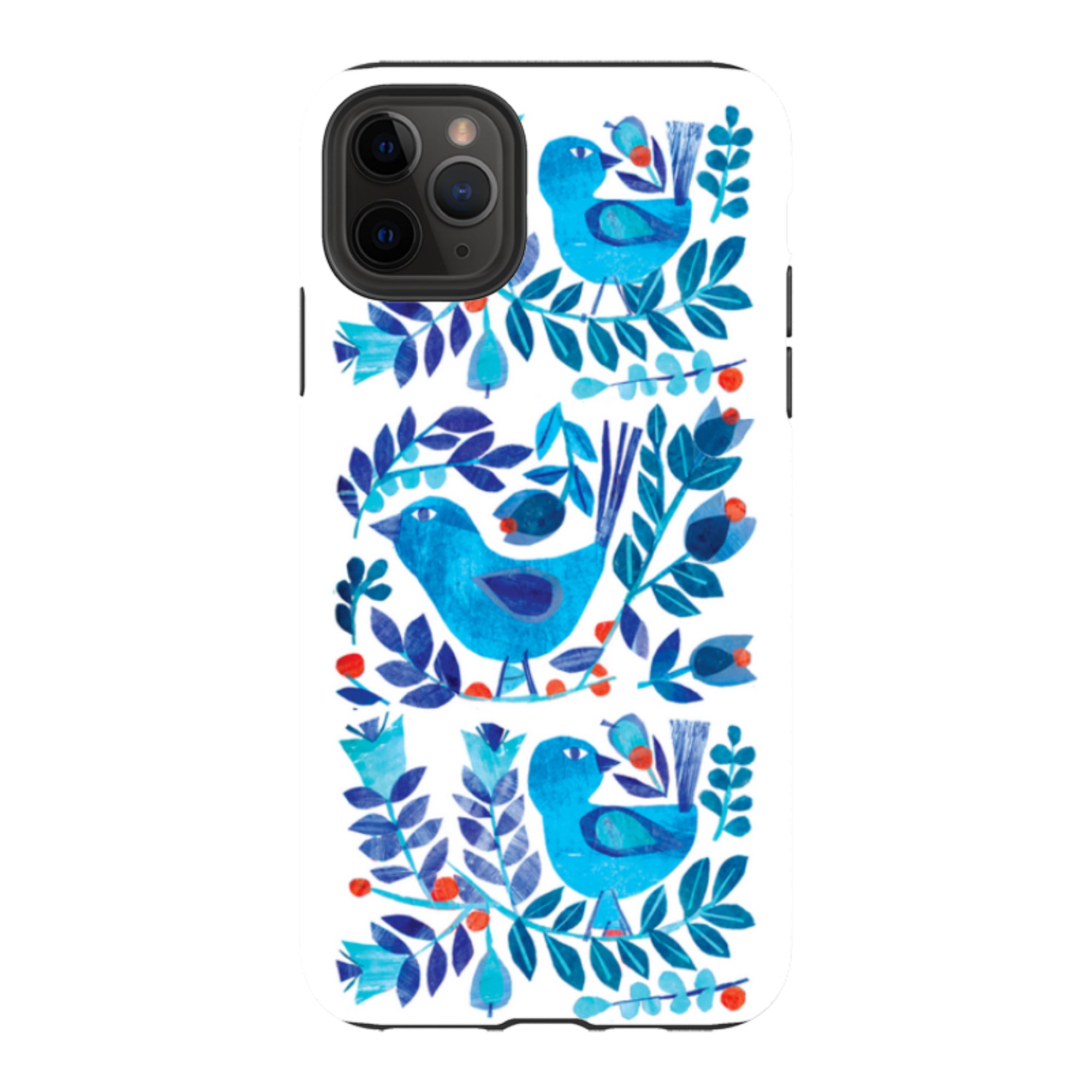 iPhone Tough Case - Scandi Birds By Tracey English