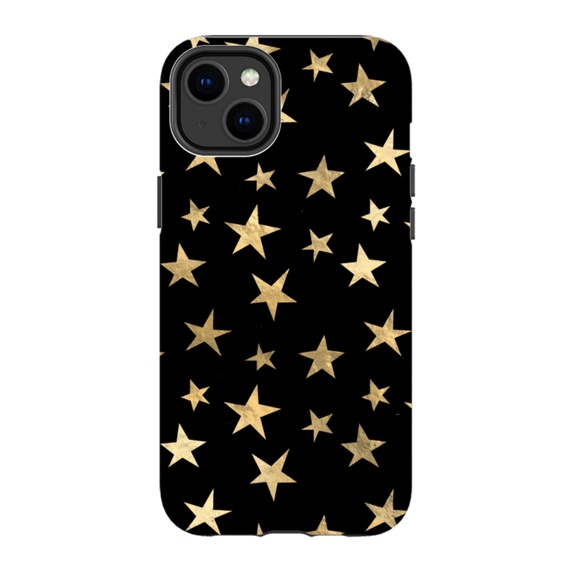 iPhone MagSafe Tough Case - Black and Gold Stars