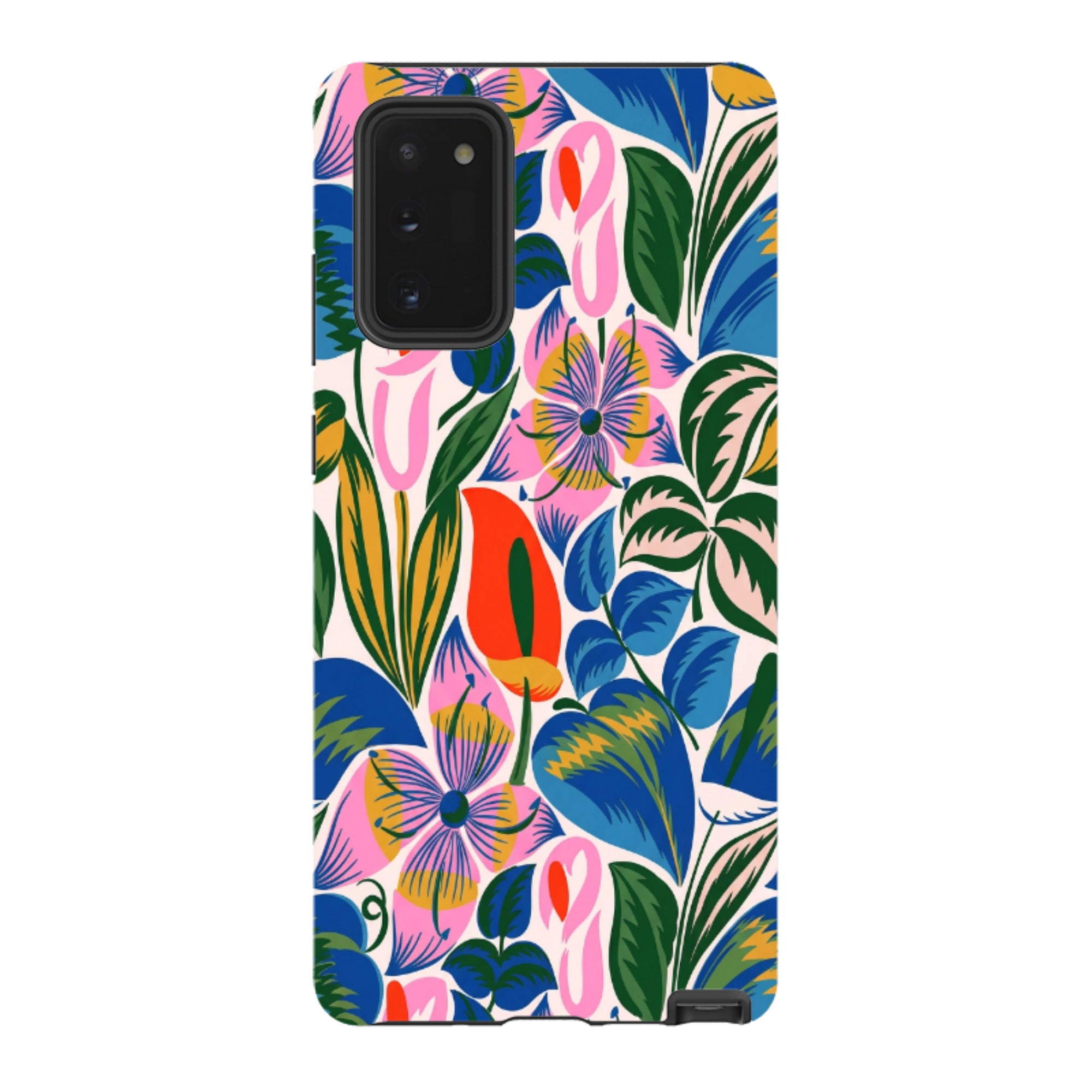 Samsung Tough Case - Retro Tropical Floral