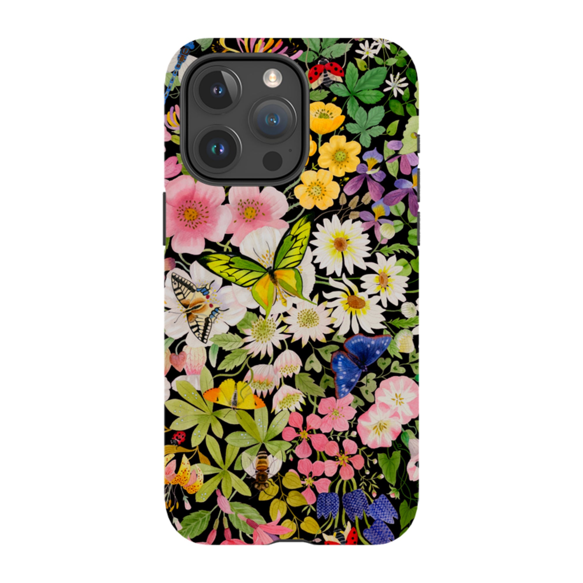 iPhone Tough Case - Wild Flowers By Bex Parkin