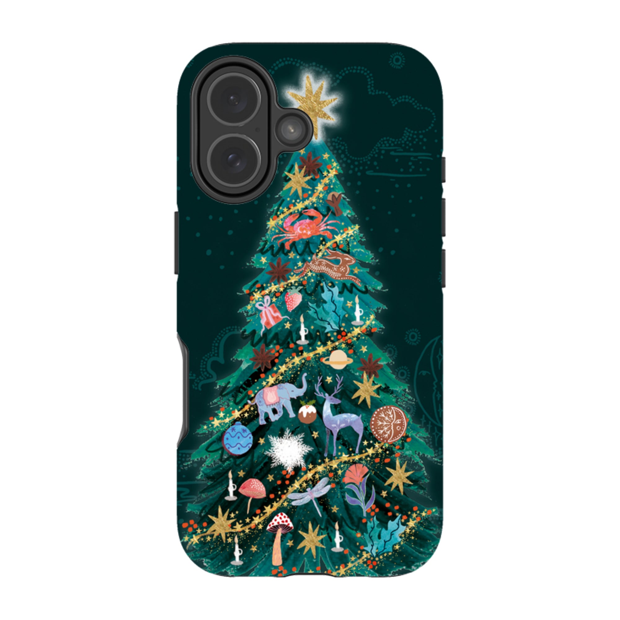 iPhone Tough Case - Kitsch Tree By Emma Frances Grant