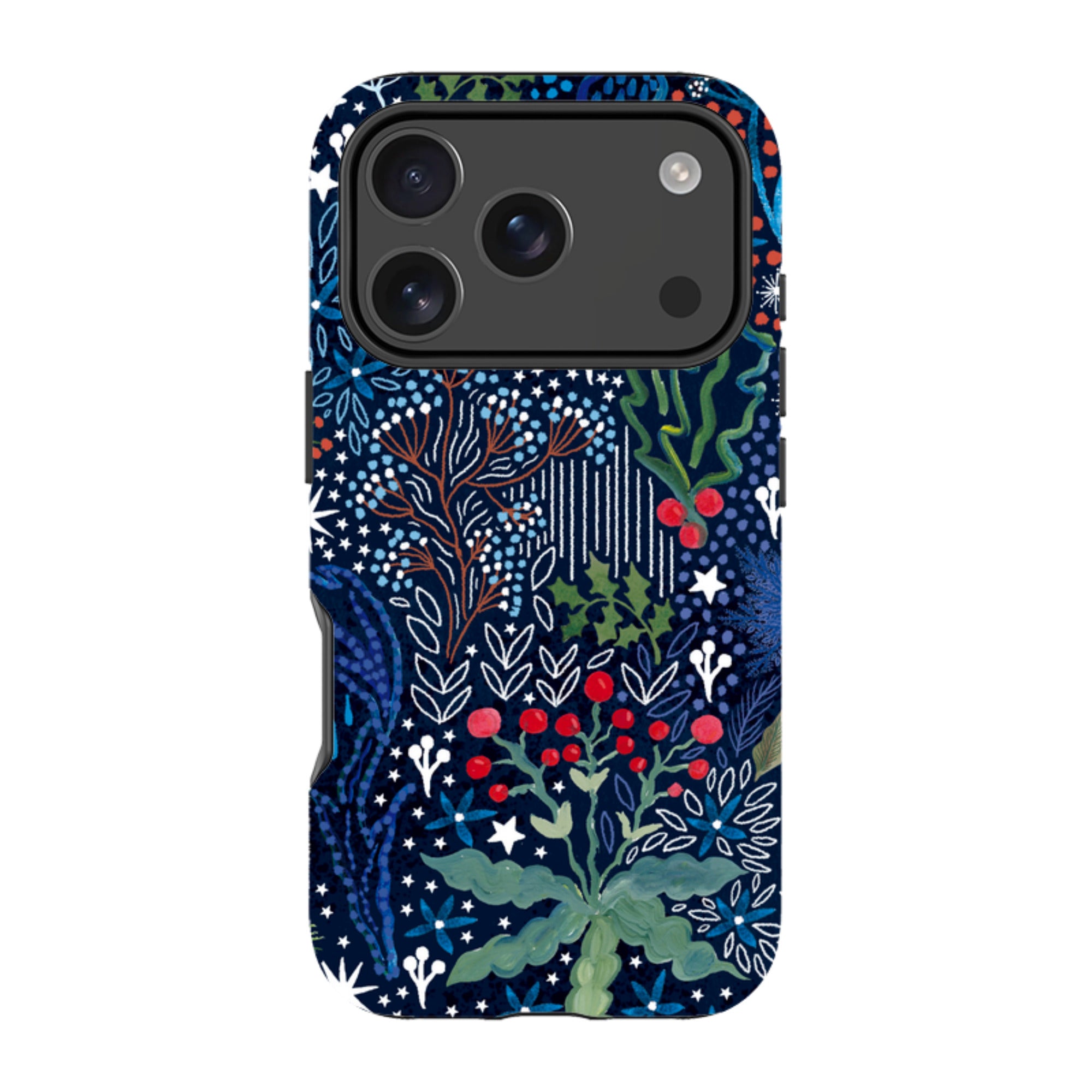 iPhone MagSafe Tough Case - Winter Flowers I By Emma Frances Grant
