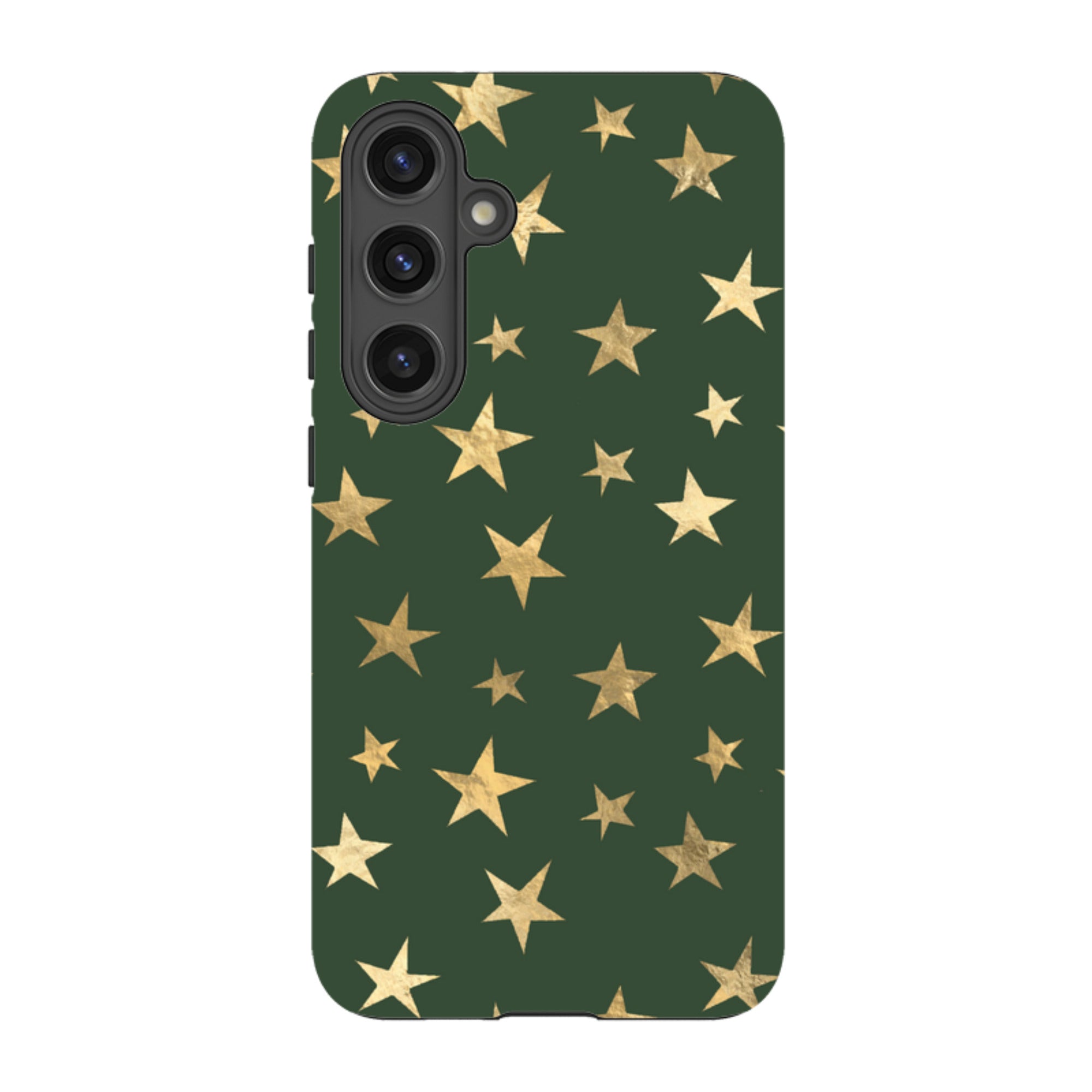 Samsung Tough Case - Green and Gold Stars