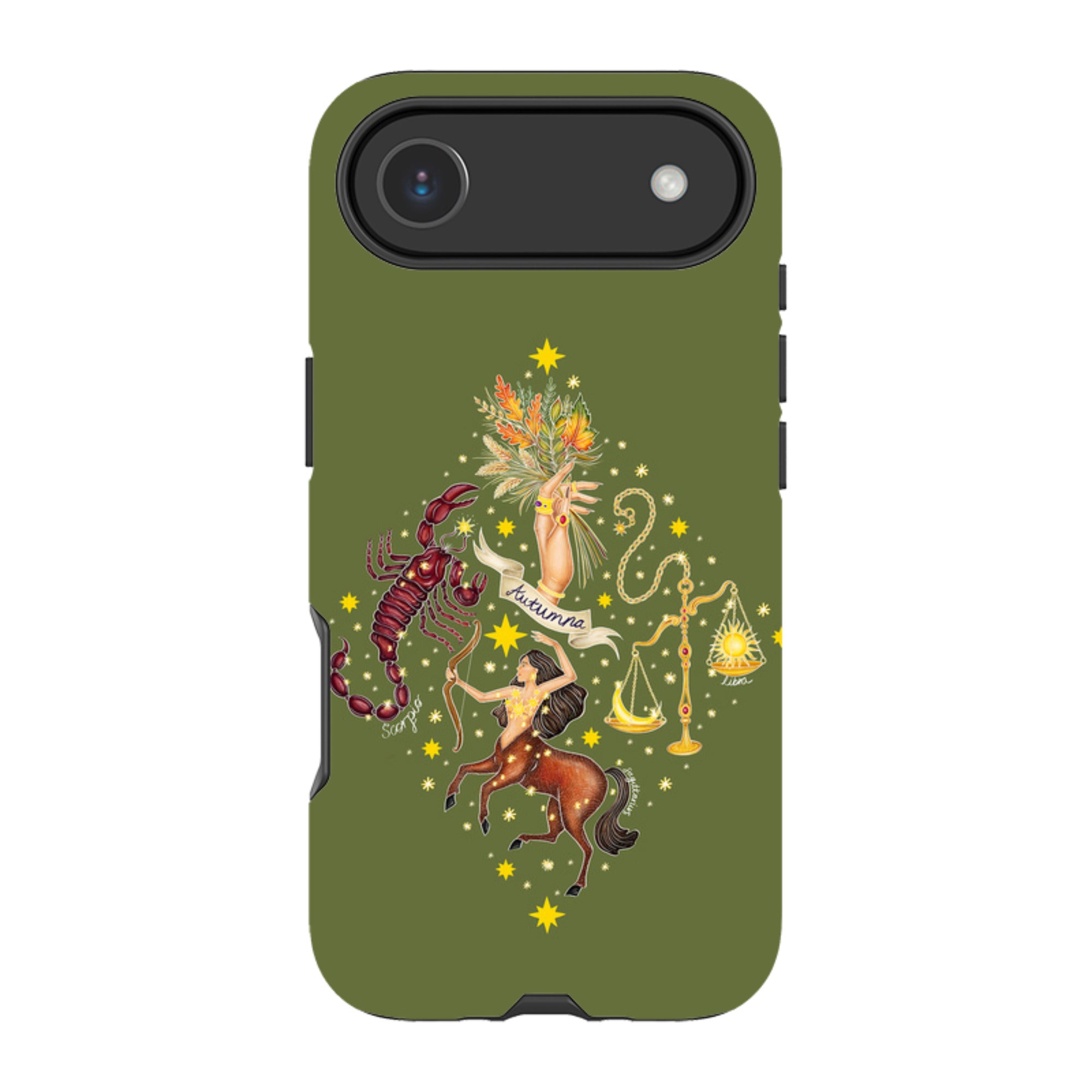 iPhone Tough Case - Autumn Zodiac By Catherine Rowe