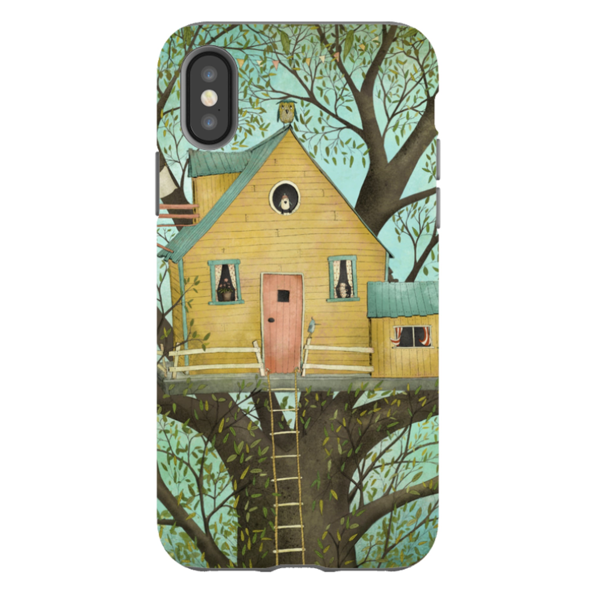iPhone Tough Case - Tree House By Maja Lindberg